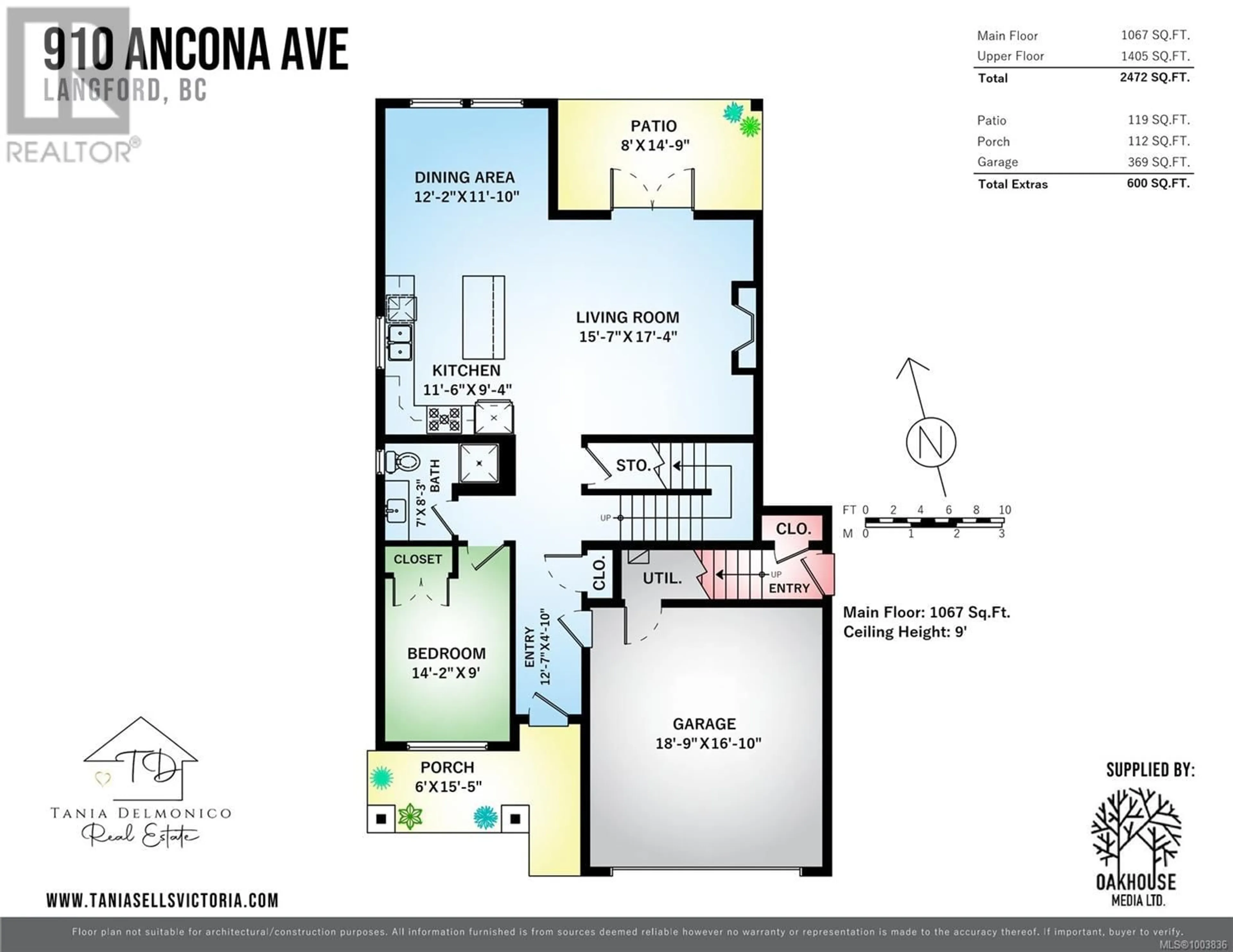 Floor plan for 910 ANCONA AVENUE, Langford British Columbia V9C0L3