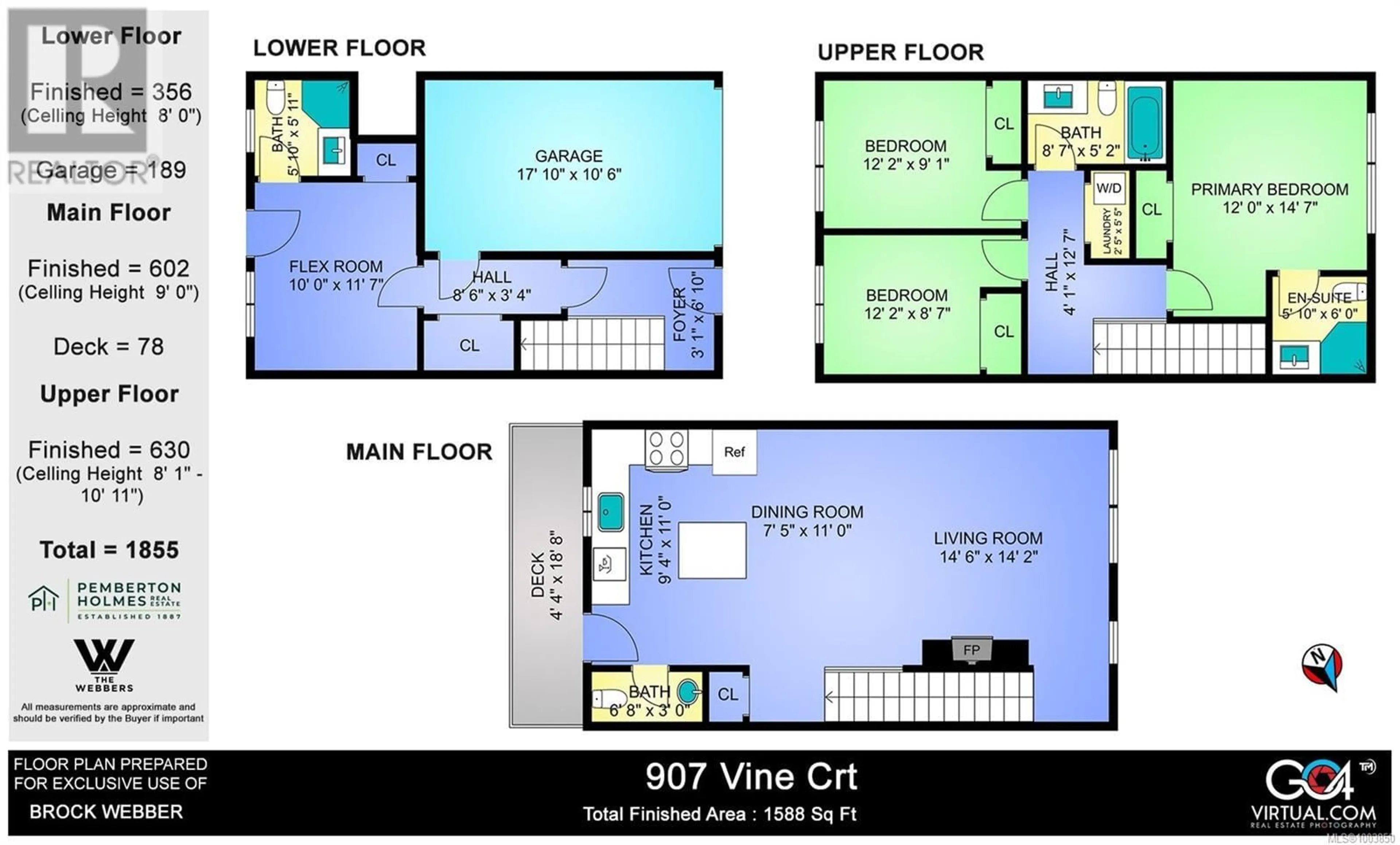 Floor plan for 907 VINE COURT, Langford British Columbia V9C2V8
