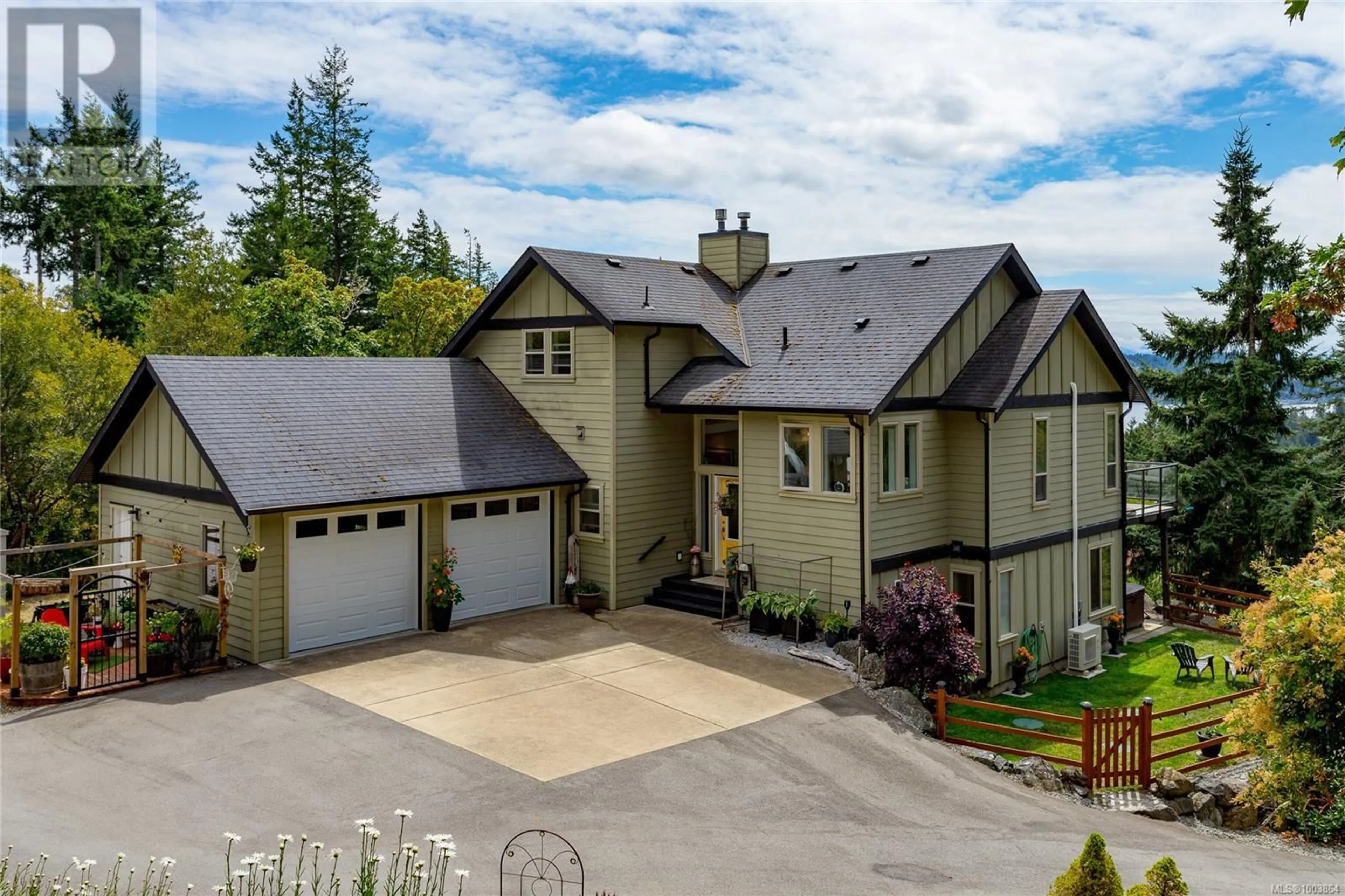 A pic from outside/outdoor area/front of a property/back of a property/a pic from drone, unknown for 5360 BASINVIEW HEIGHTS, Sooke British Columbia V9Z1K4