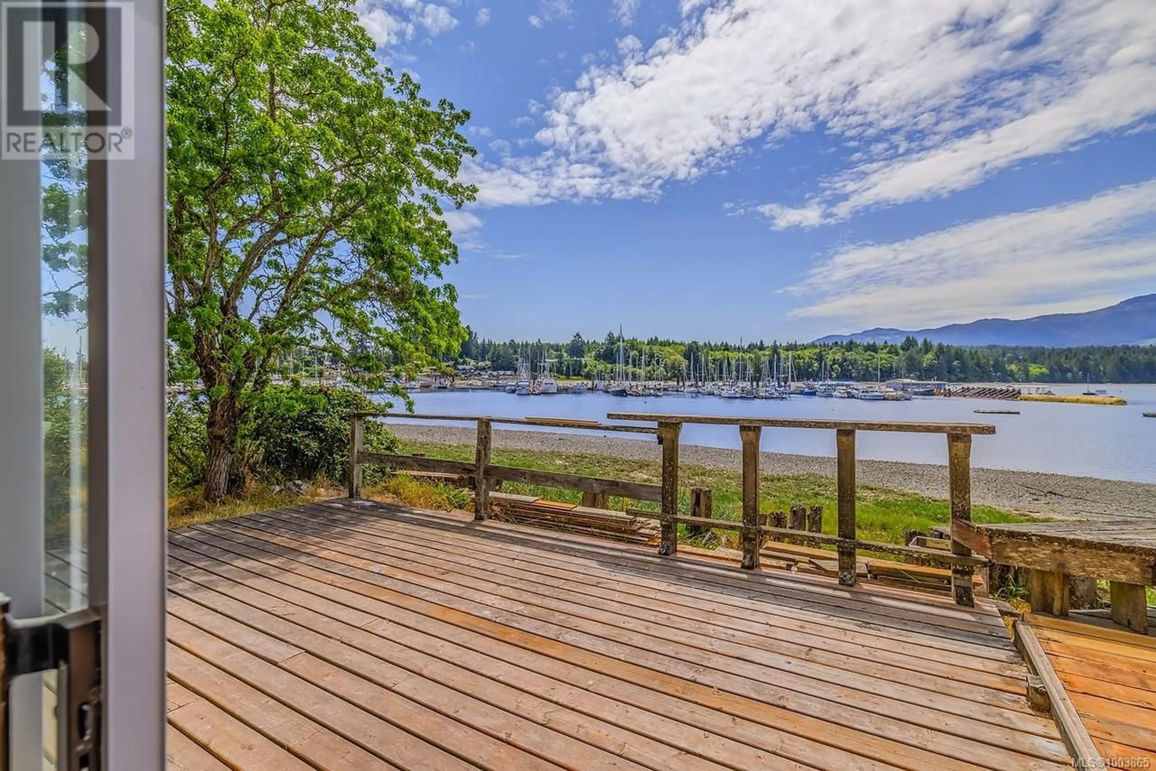 Patio, water/lake/river/ocean view for 5492 DEEP BAY DRIVE, Bowser British Columbia V0R1G0