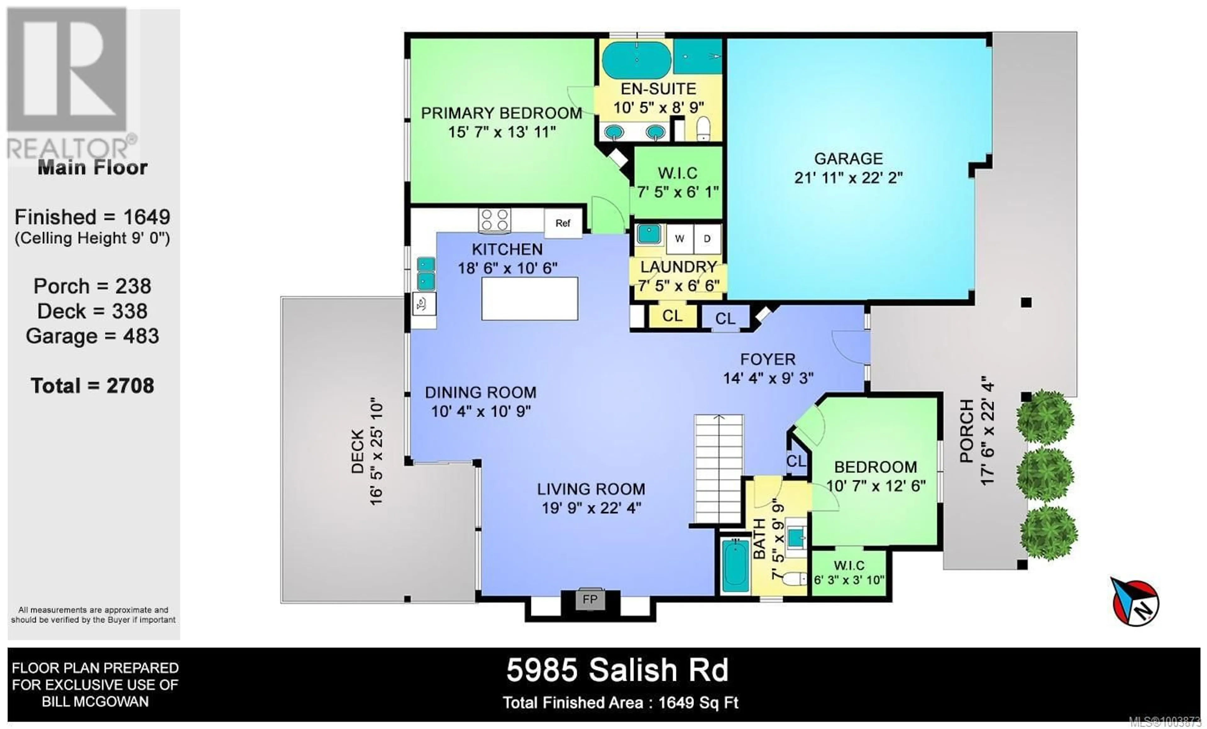Floor plan for 5985 SALISH ROAD, Duncan British Columbia V9L0B3