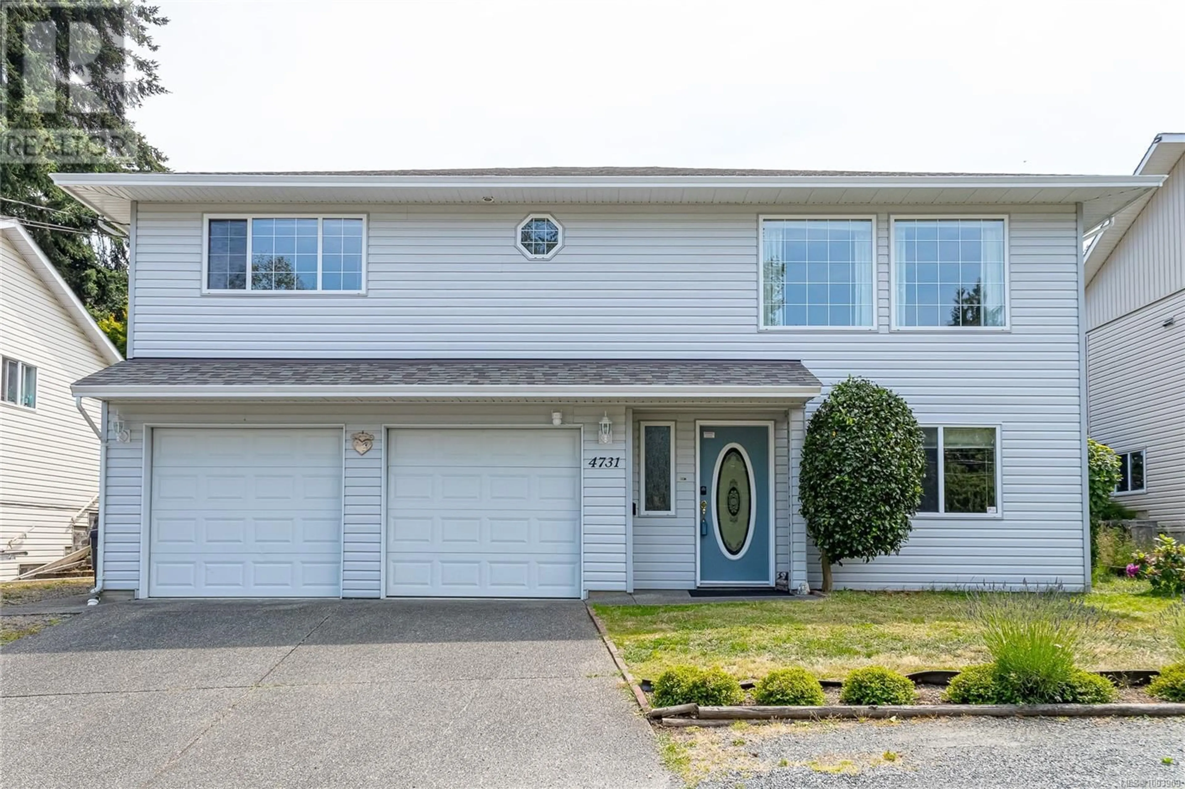 Home with vinyl exterior material, street for 4731 HAMMOND BAY ROAD, Nanaimo British Columbia V9T5A9