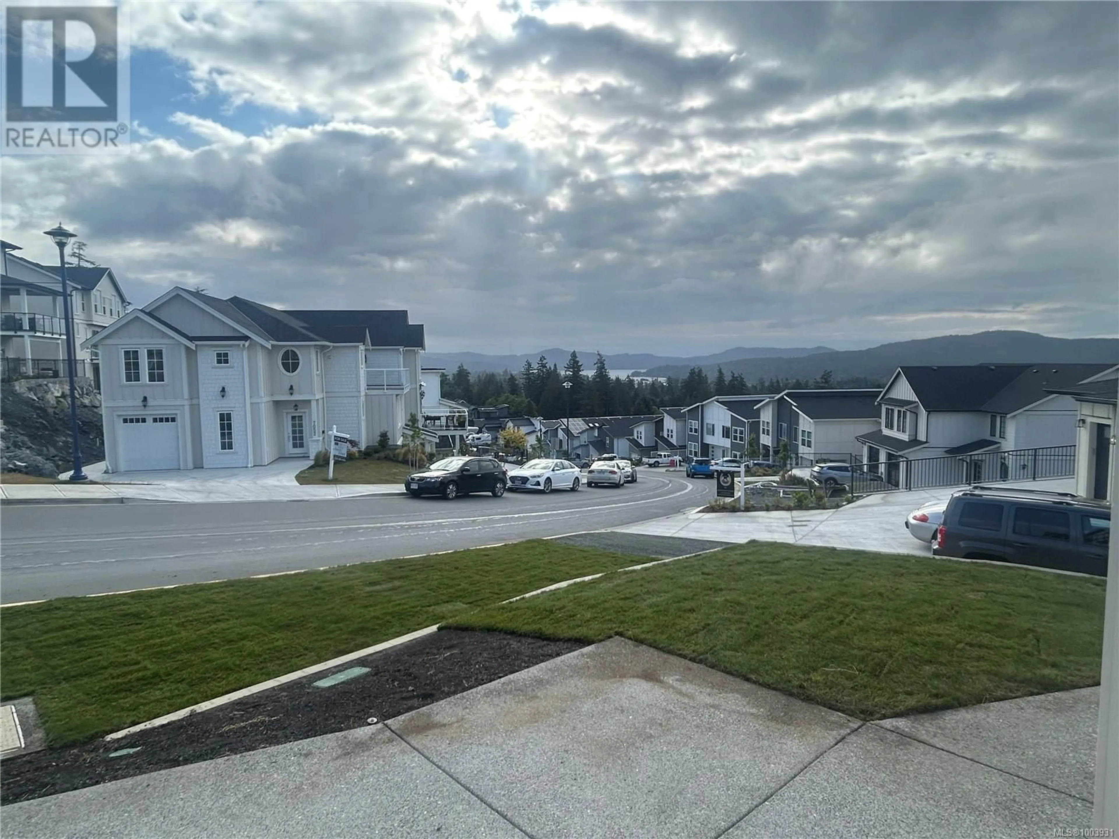A pic from outside/outdoor area/front of a property/back of a property/a pic from drone, mountain view for 7059 BRAILSFORD PLACE, Sooke British Columbia V9Z1R2