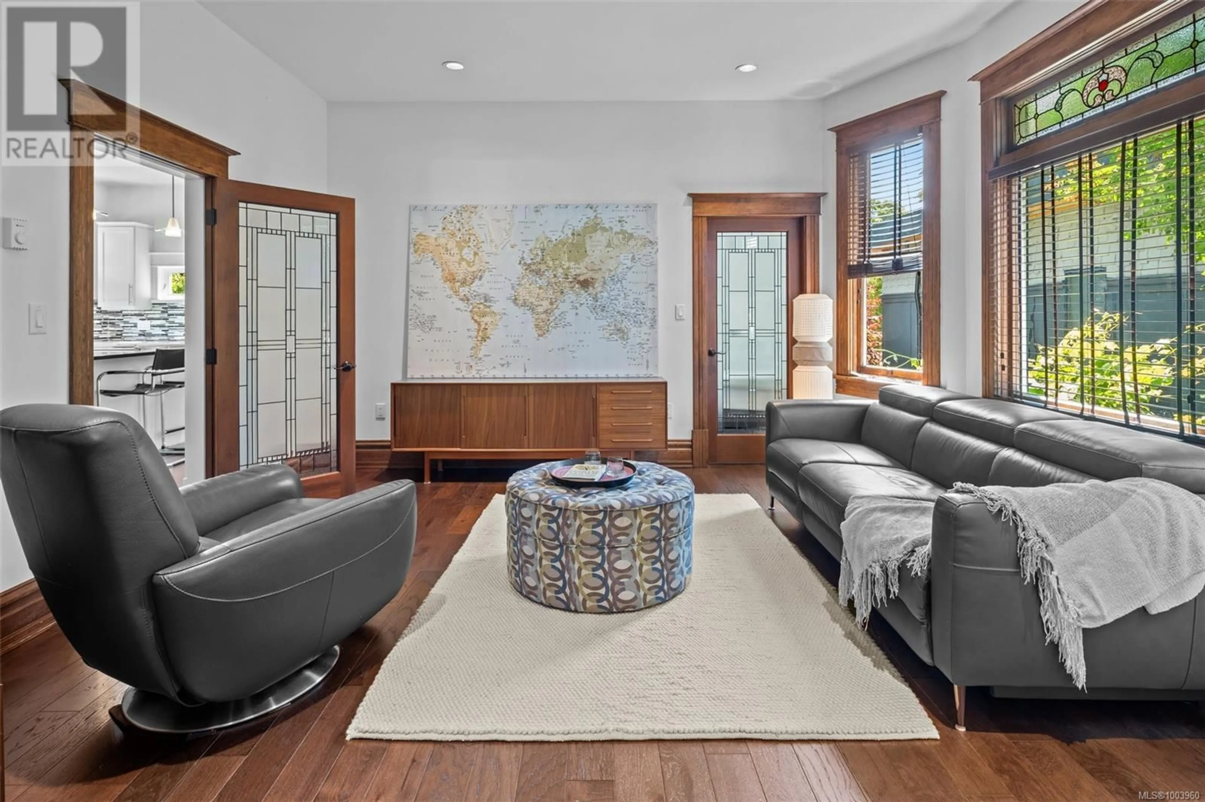 Living room with furniture, unknown for 615 HARBINGER AVENUE, Victoria British Columbia V8V4H9