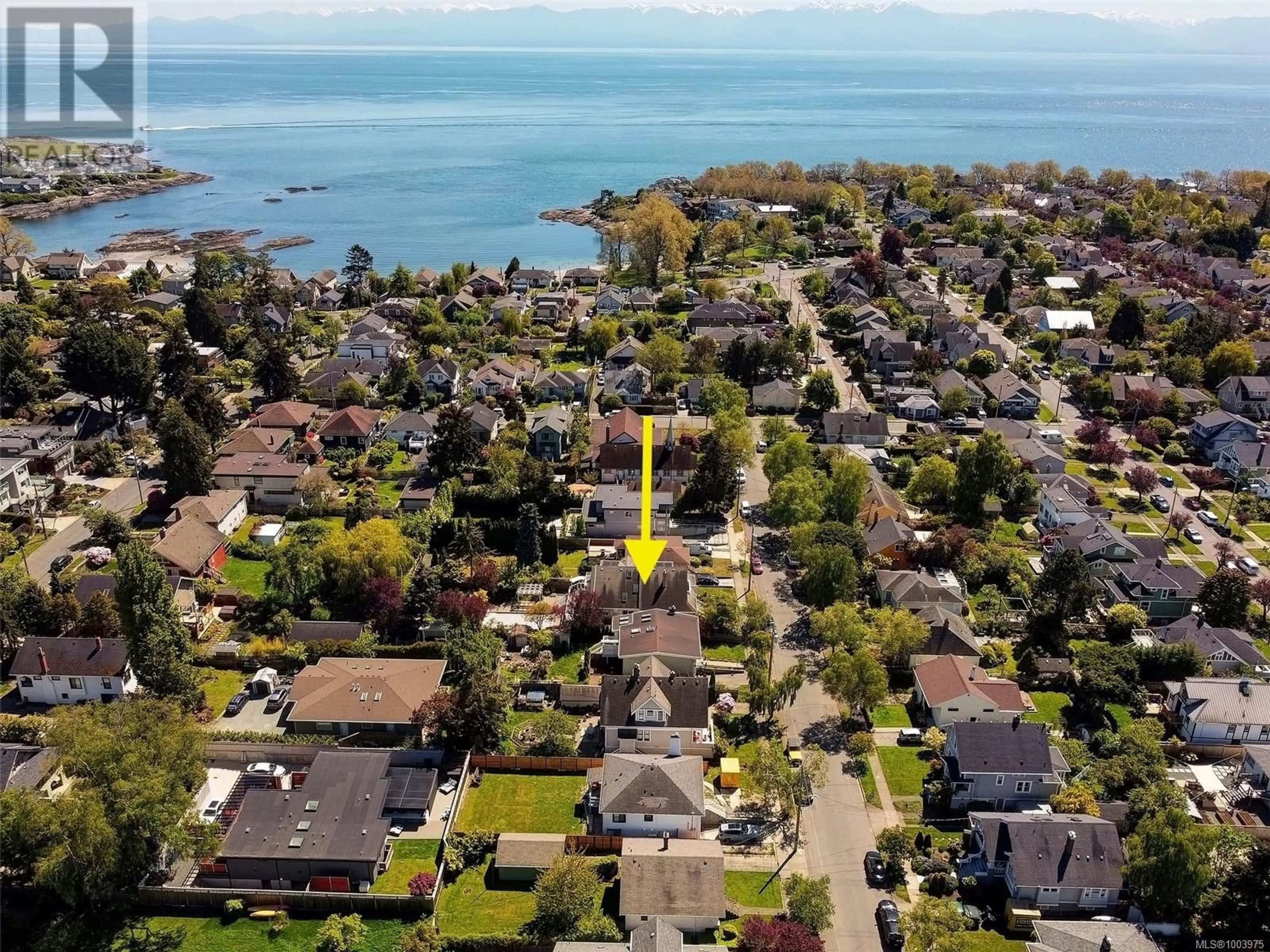 A pic from outside/outdoor area/front of a property/back of a property/a pic from drone, water/lake/river/ocean view for 355 RICHMOND AVENUE, Victoria British Columbia V8S3Y2