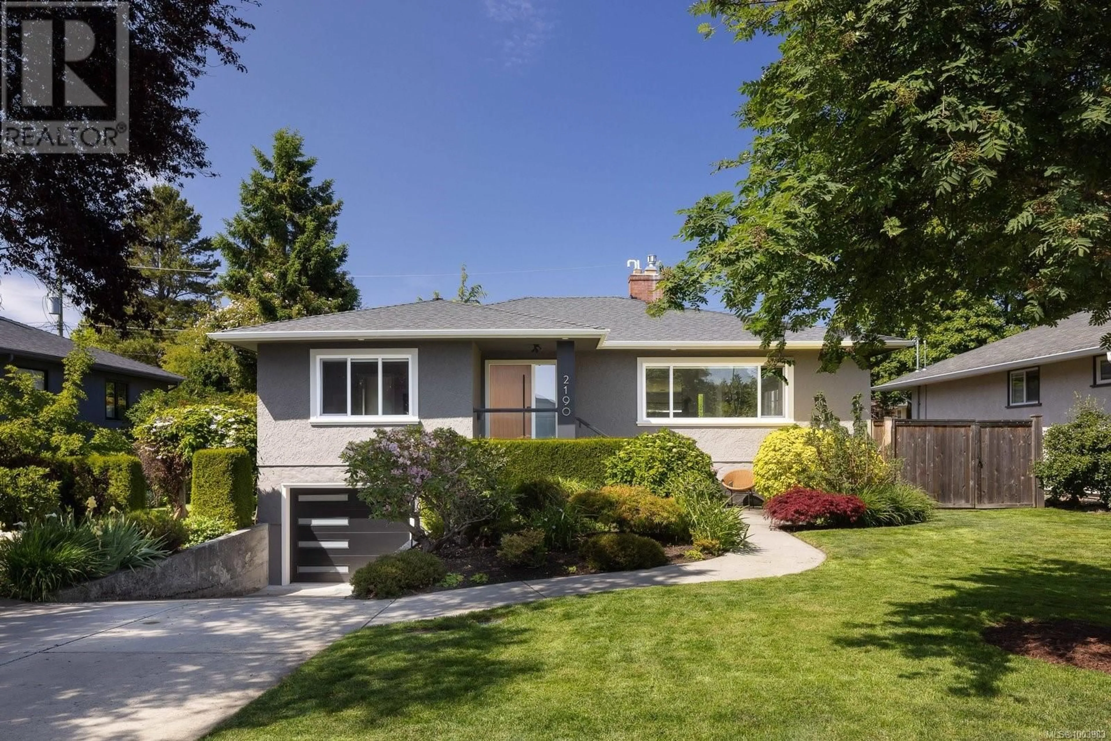 Home with vinyl exterior material, street for 2190 ALLENBY STREET, Oak Bay British Columbia V8R3C3