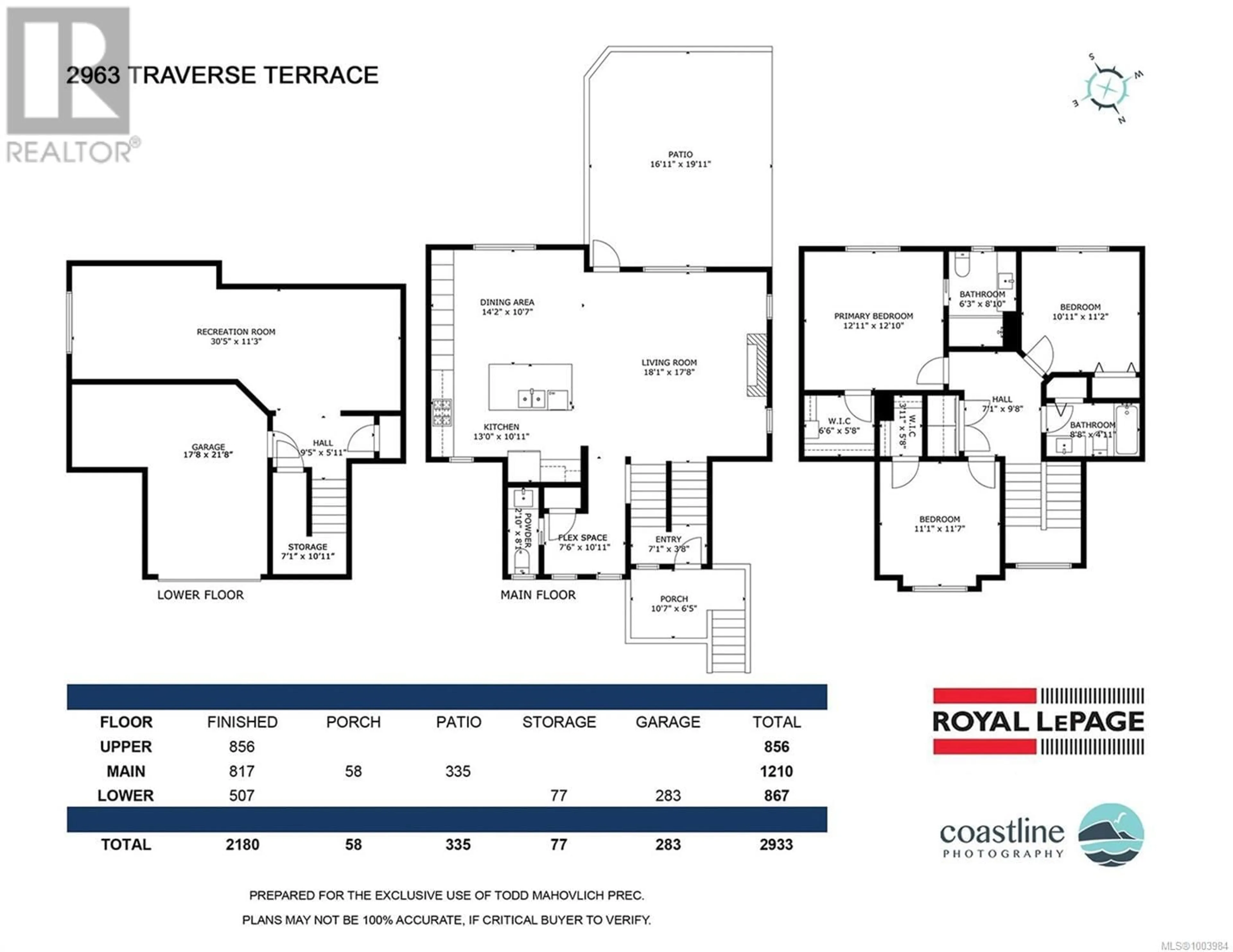 Floor plan for 2693 TRAVERSE TERRACE, Langford British Columbia V9B0N9
