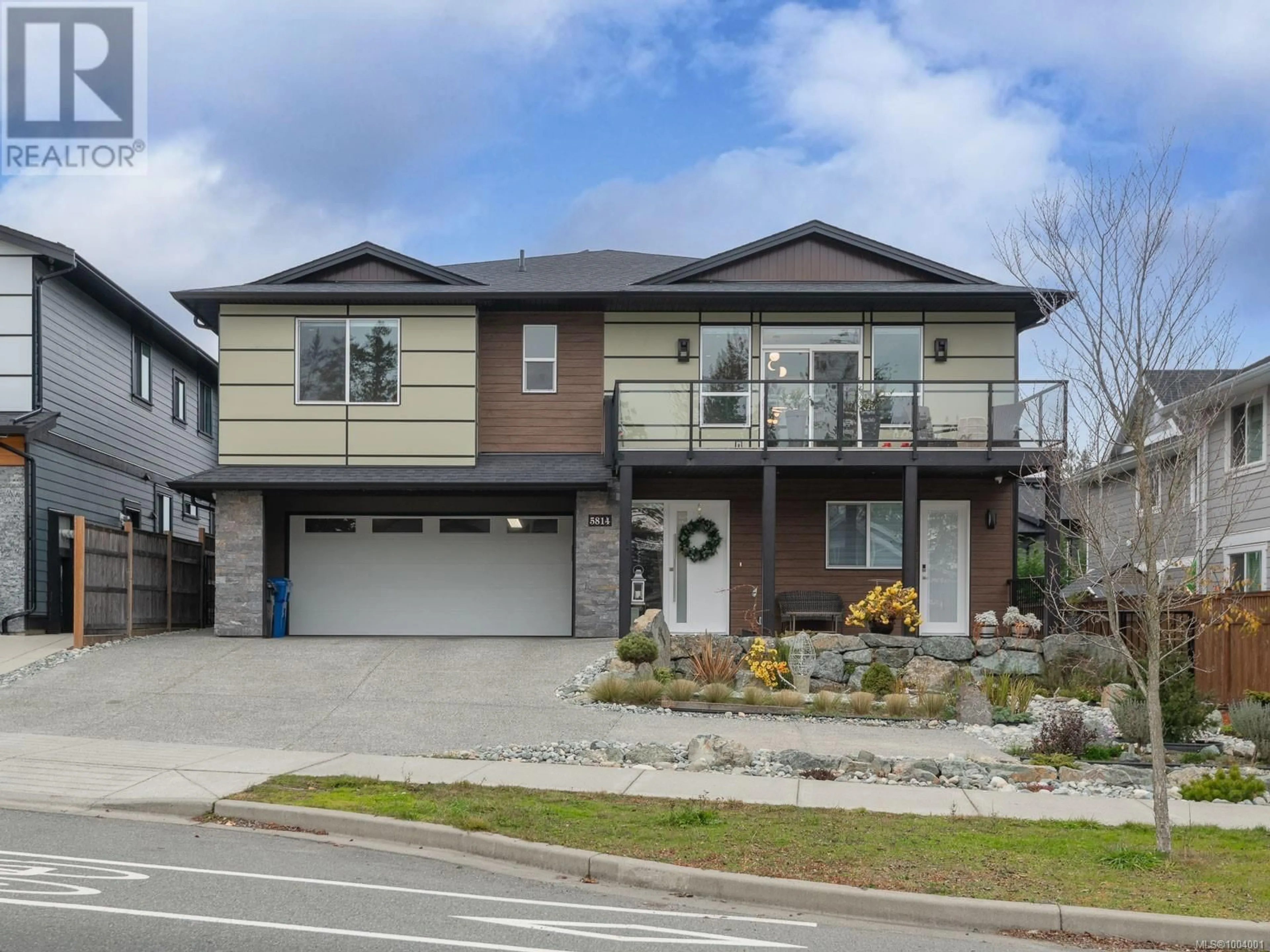 Home with brick exterior material, street for 5814 LINLEY VALLEY DRIVE, Nanaimo British Columbia V9T0K5