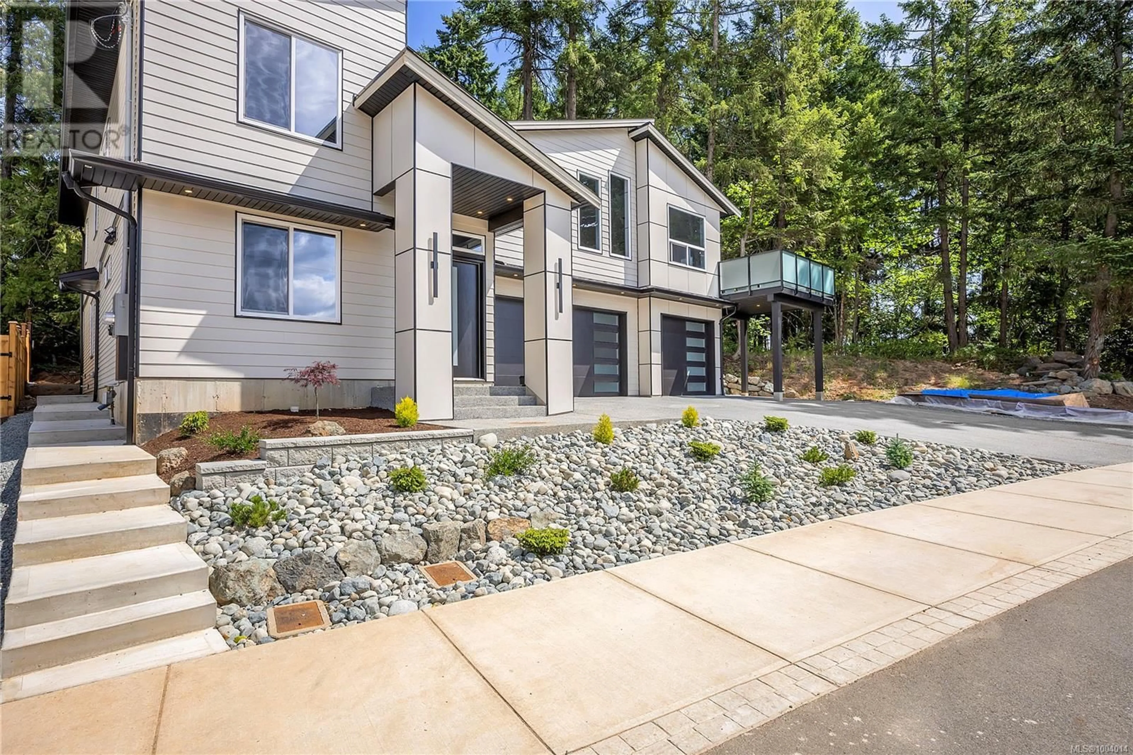Home with brick exterior material, street for 6628 JENKINS ROAD, Nanaimo British Columbia V9T6G8