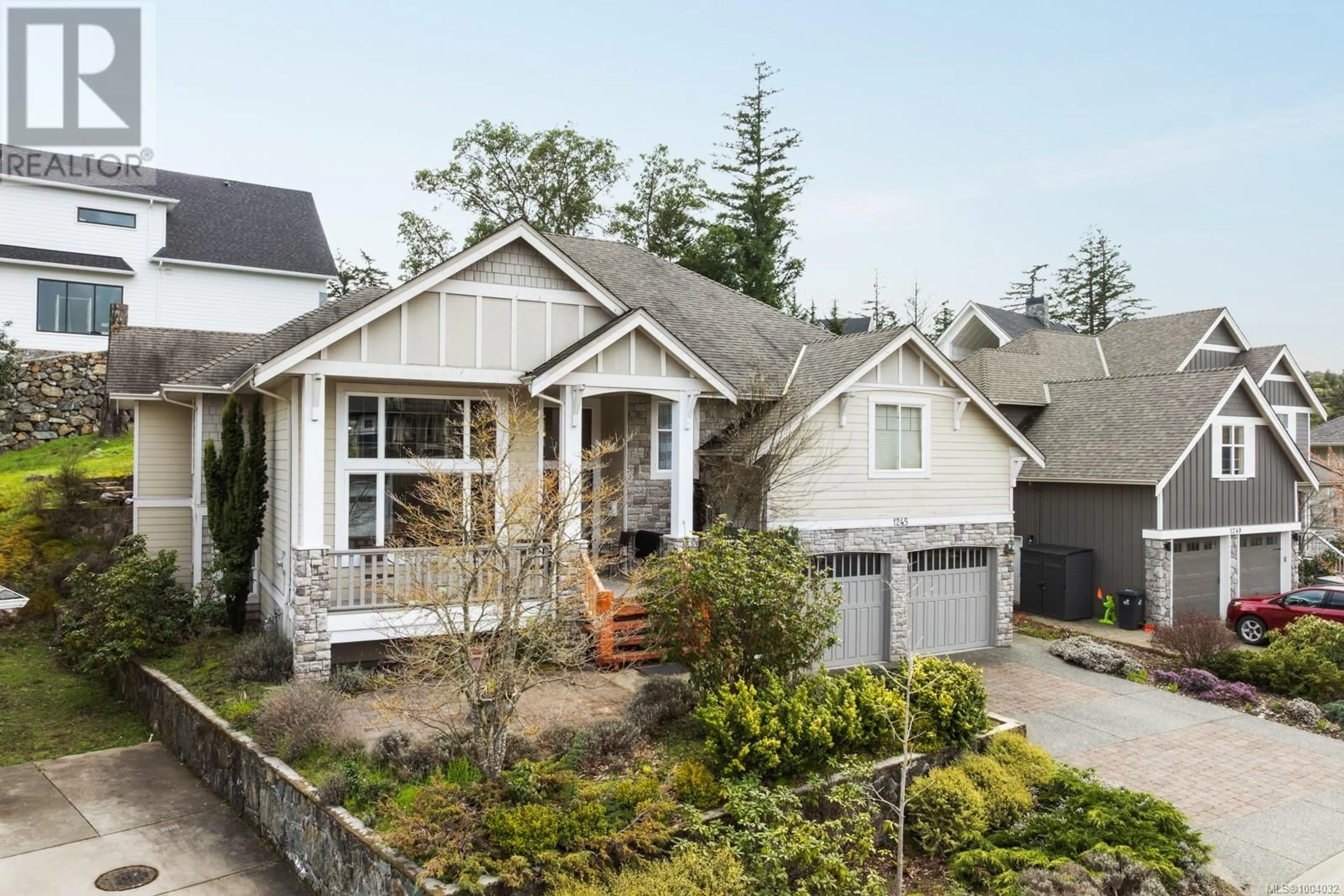 Home with vinyl exterior material, street for 1245 ROCKHAMPTON CLOSE, Langford British Columbia V9B6X4