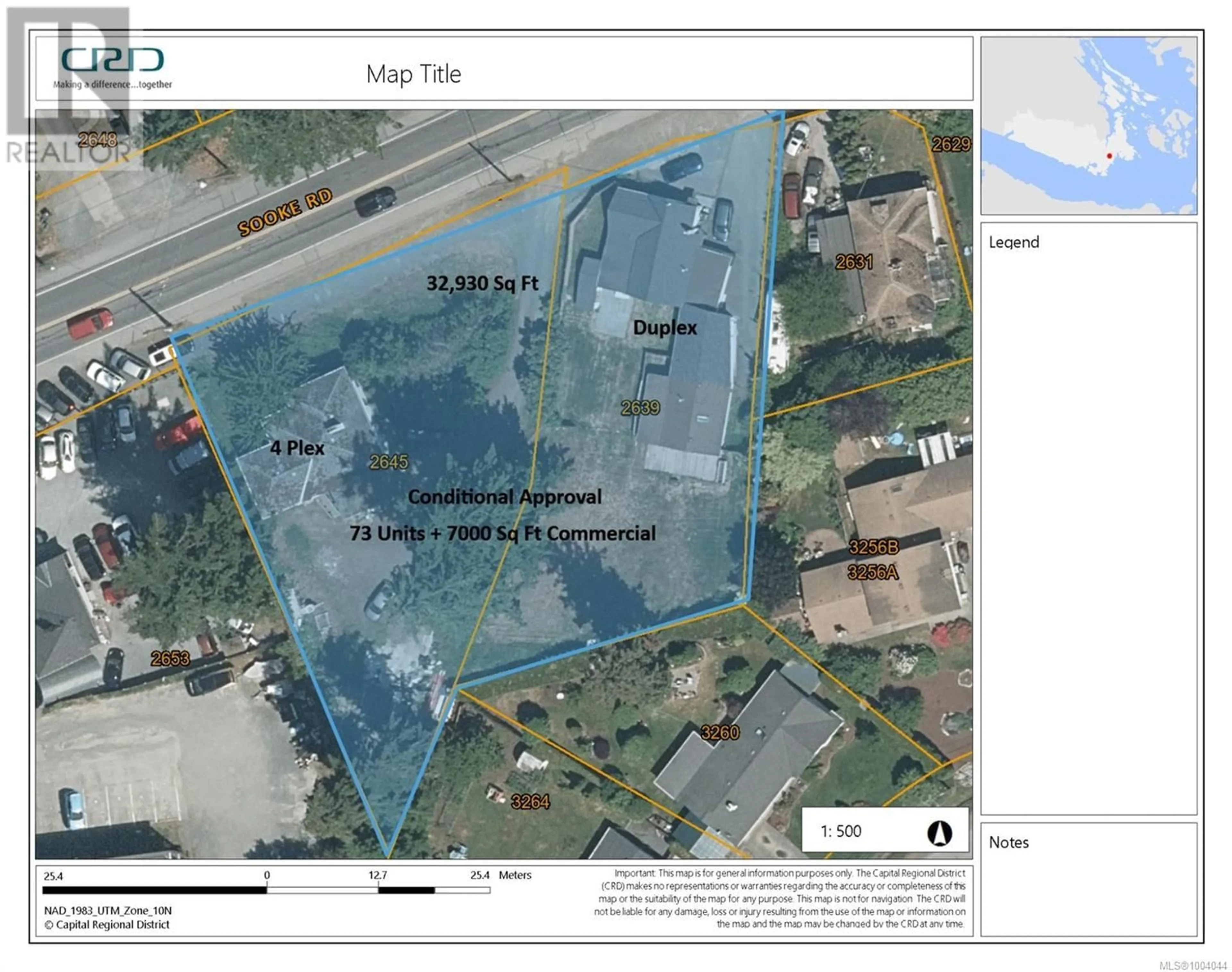 Picture of a map for 2639 SOOKE ROAD, Langford British Columbia V9B1Y3