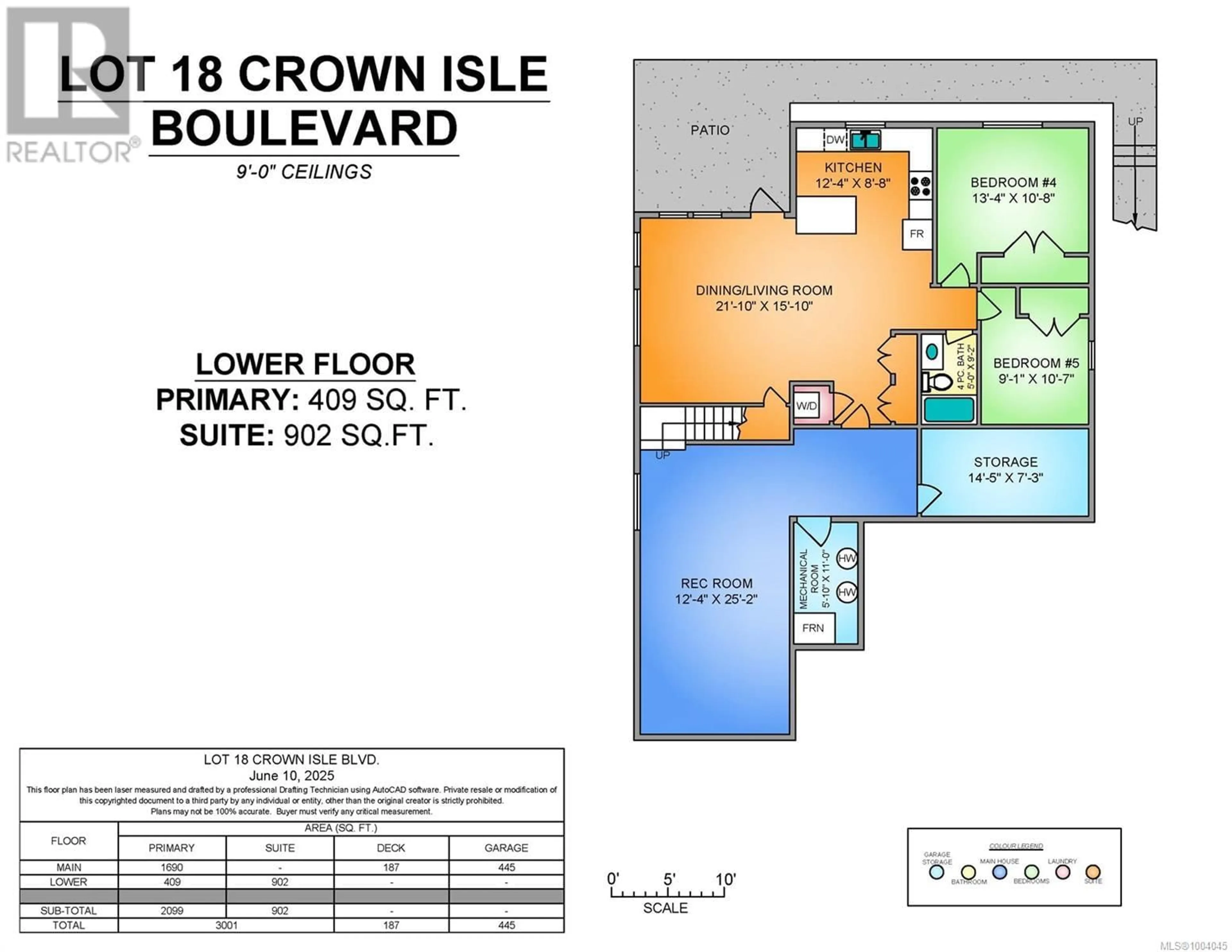 Floor plan for 1834 CROWN ISLE BOULEVARD, Courtenay British Columbia V9N9X5