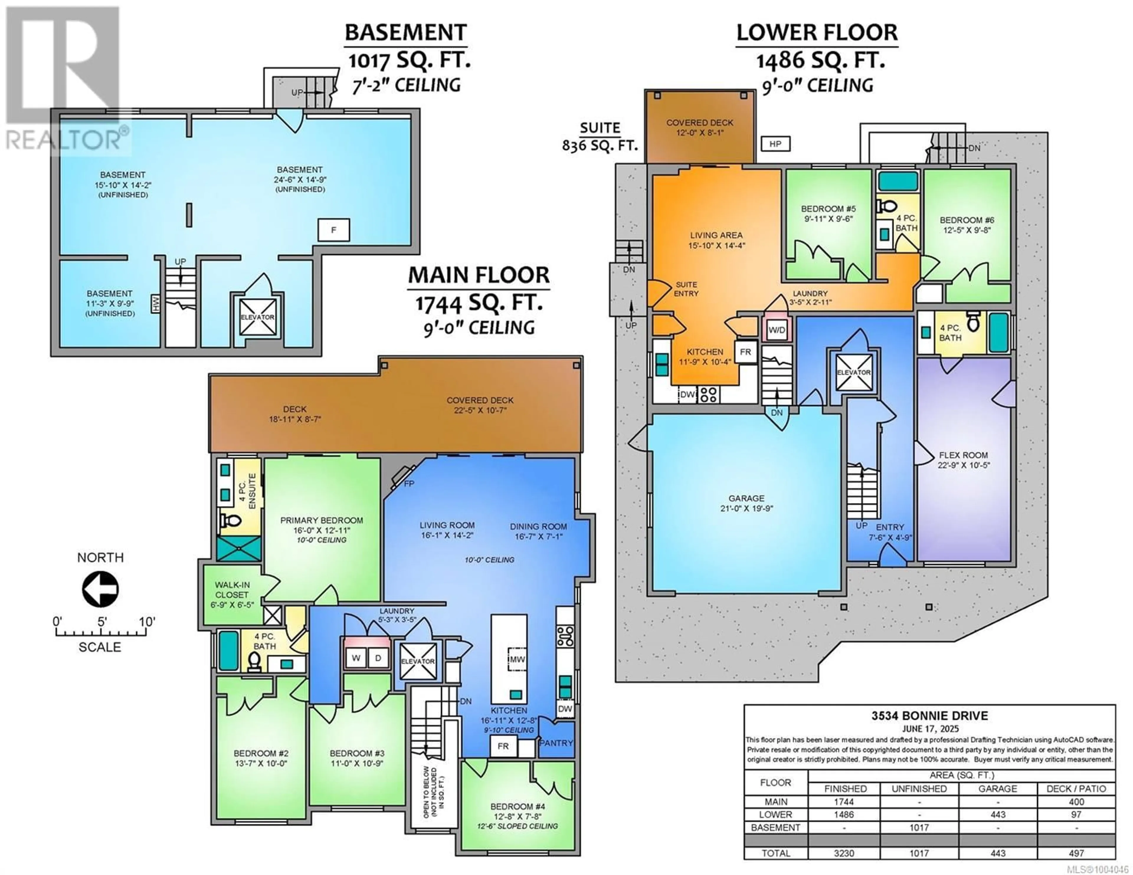Floor plan for 3534 BONNIE DRIVE, Nanaimo British Columbia V9T0L2