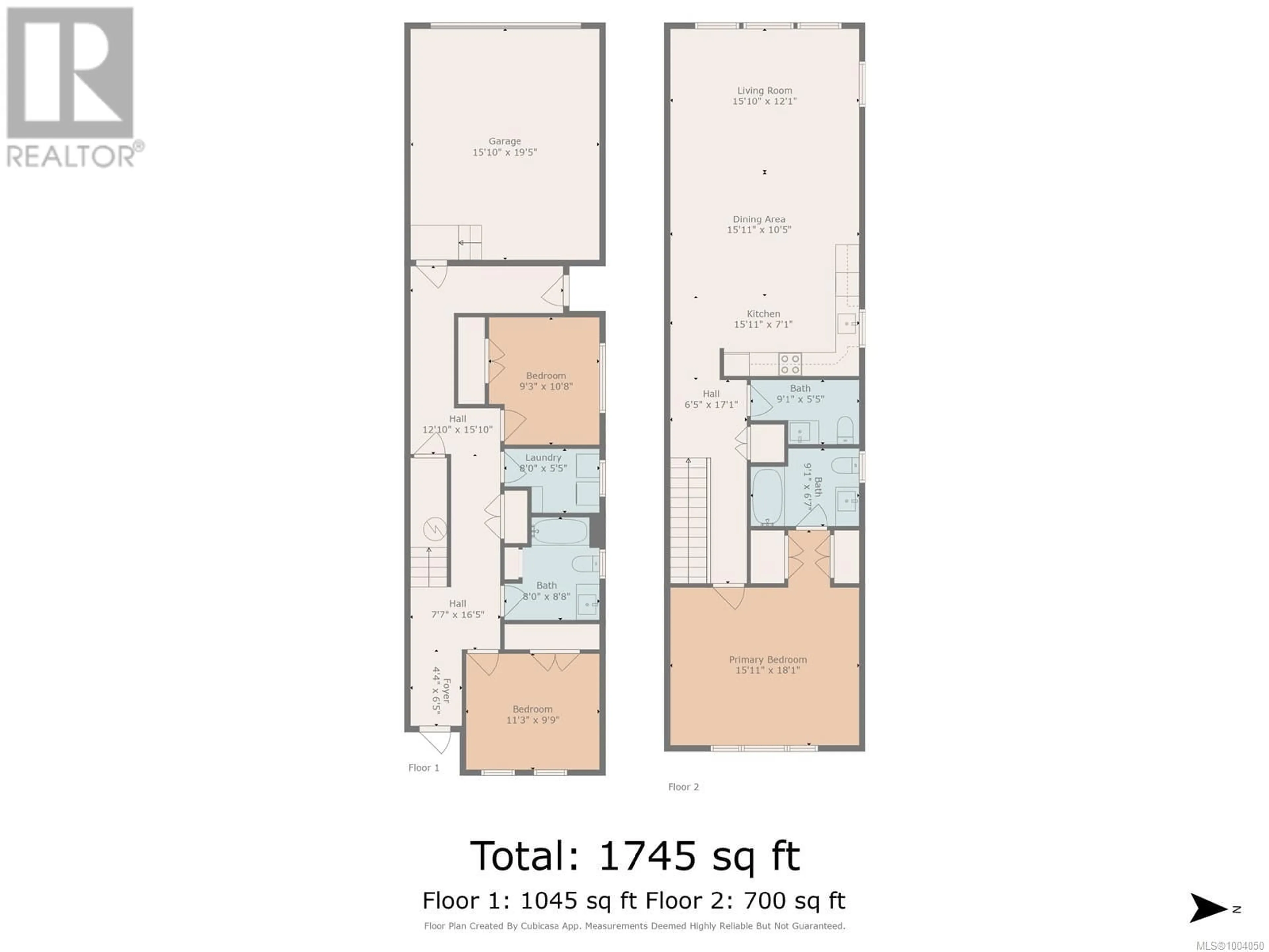 Floor plan for 2 - 2623 5TH AVENUE, Port Alberni British Columbia V9Y2G2