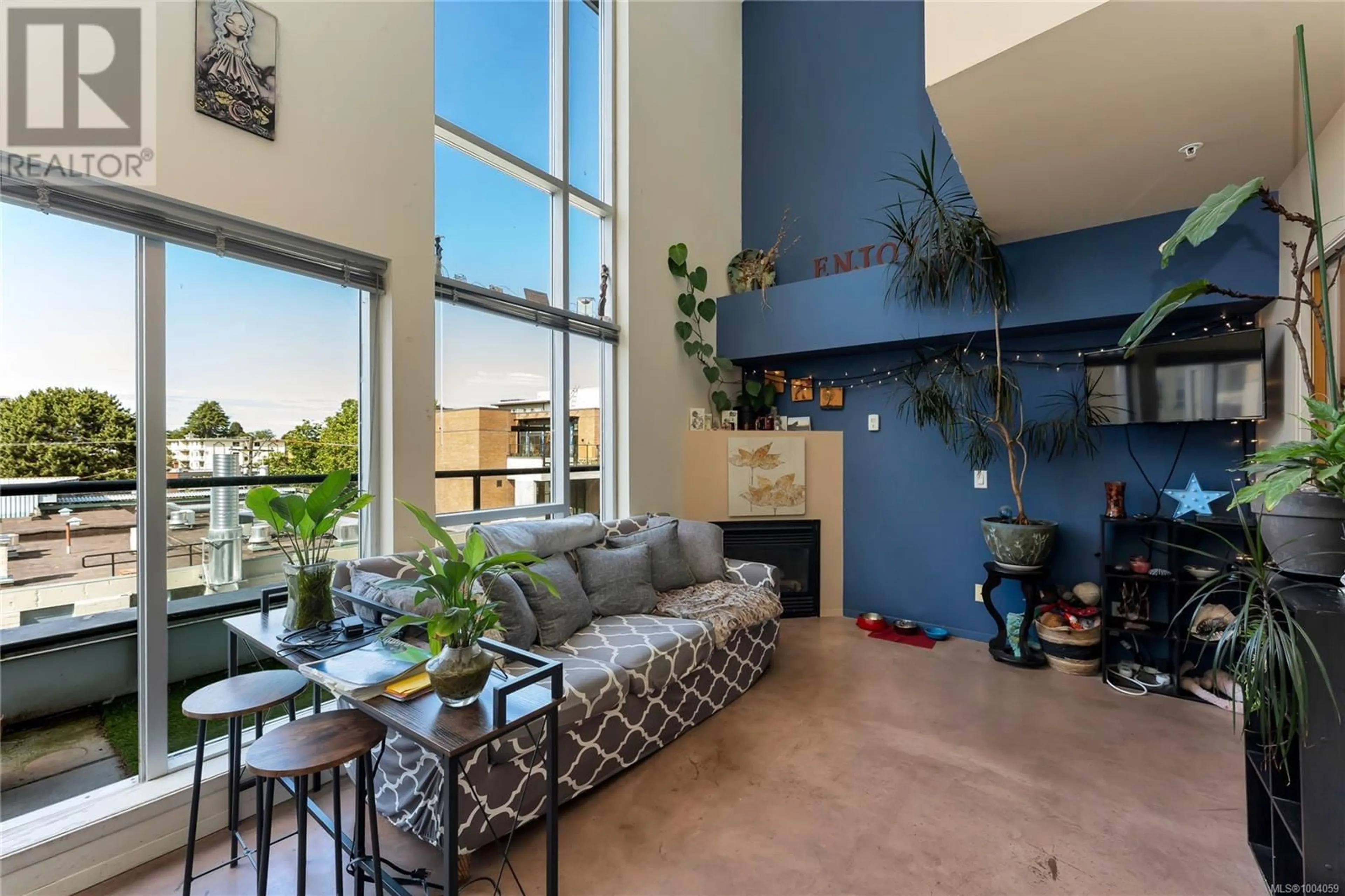 Living room with furniture, unknown for 406 - 932 JOHNSON STREET, Victoria British Columbia V8V3N4