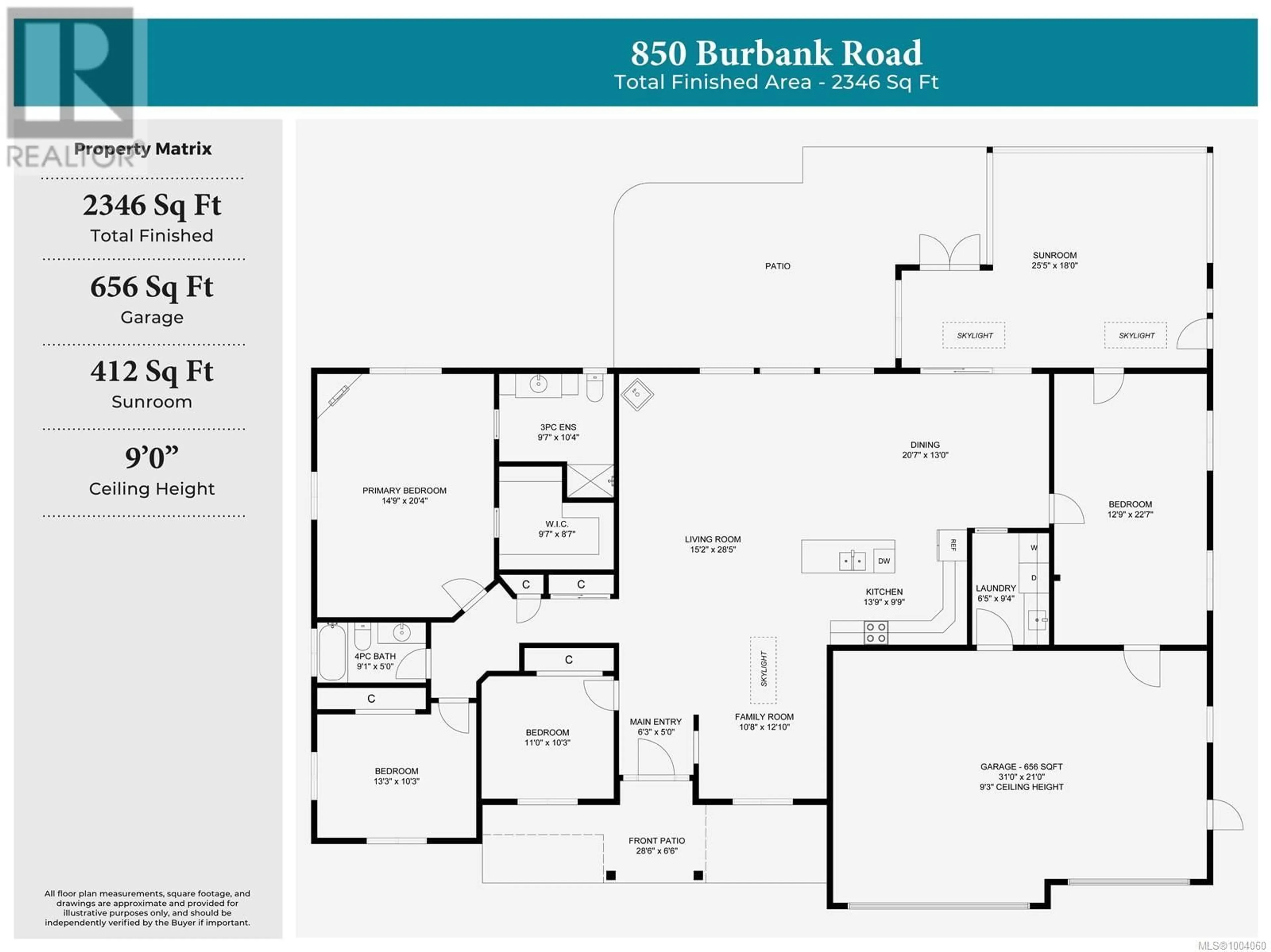 Floor plan for 850 BURBANK ROAD, Hilliers British Columbia V9K1Y5