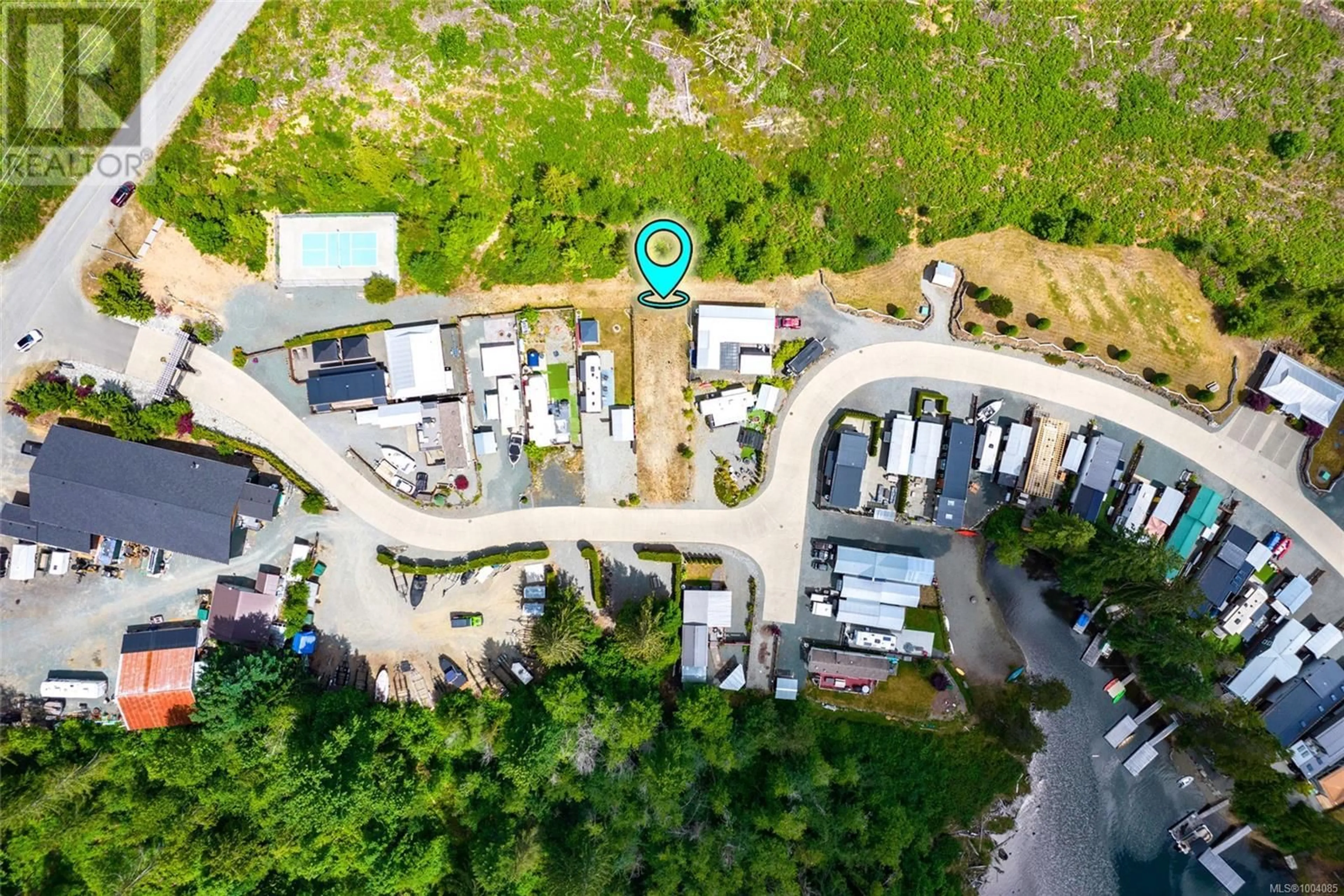 A pic from outside/outdoor area/front of a property/back of a property/a pic from drone, street for 35 - 10750 CENTRAL LAKE ROAD, Port Alberni British Columbia V9Y8Z2