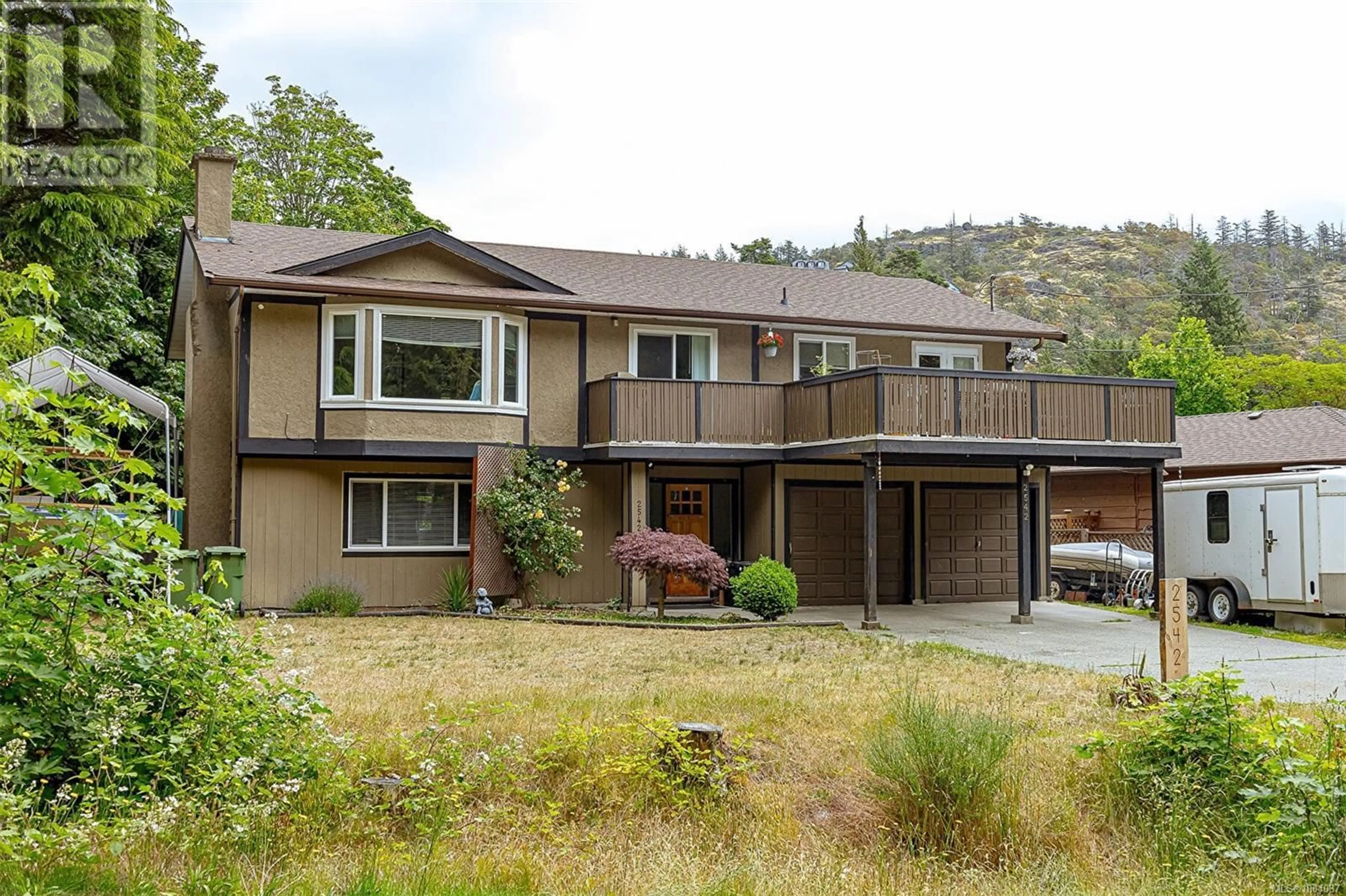 Home with vinyl exterior material, mountain view for 2542 JEANINE DRIVE, Langford British Columbia V9B4X9