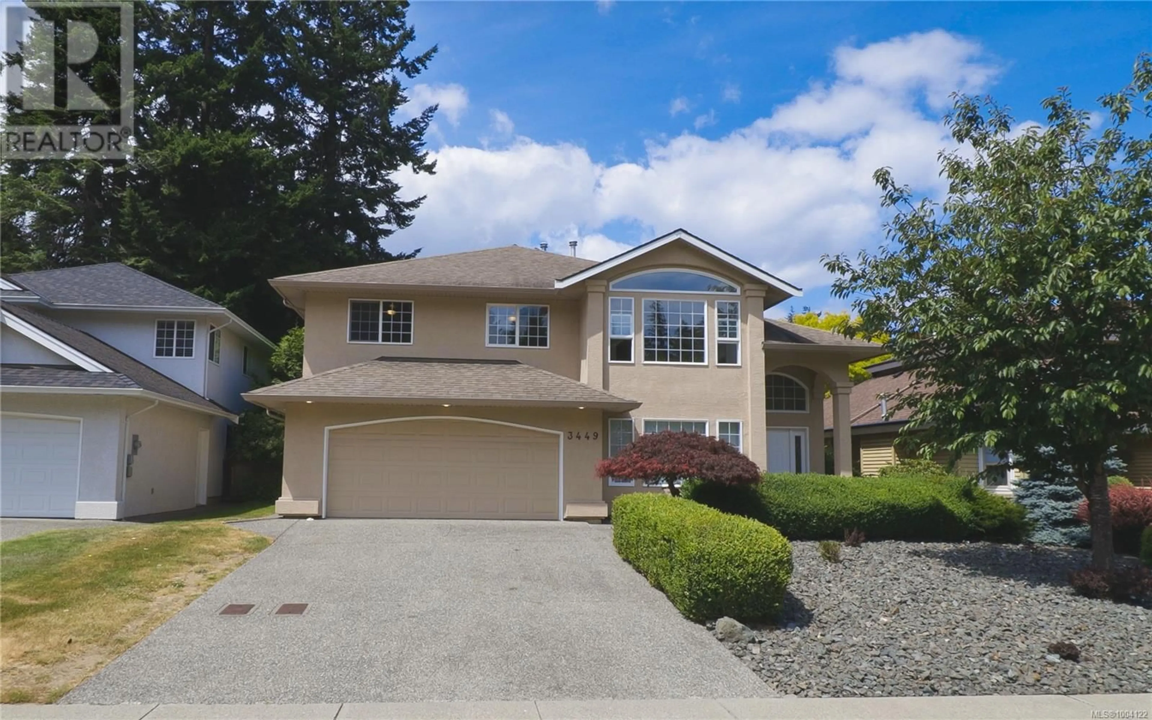 Home with vinyl exterior material, street for 3449 PLANTA ROAD, Nanaimo British Columbia V9T6E1