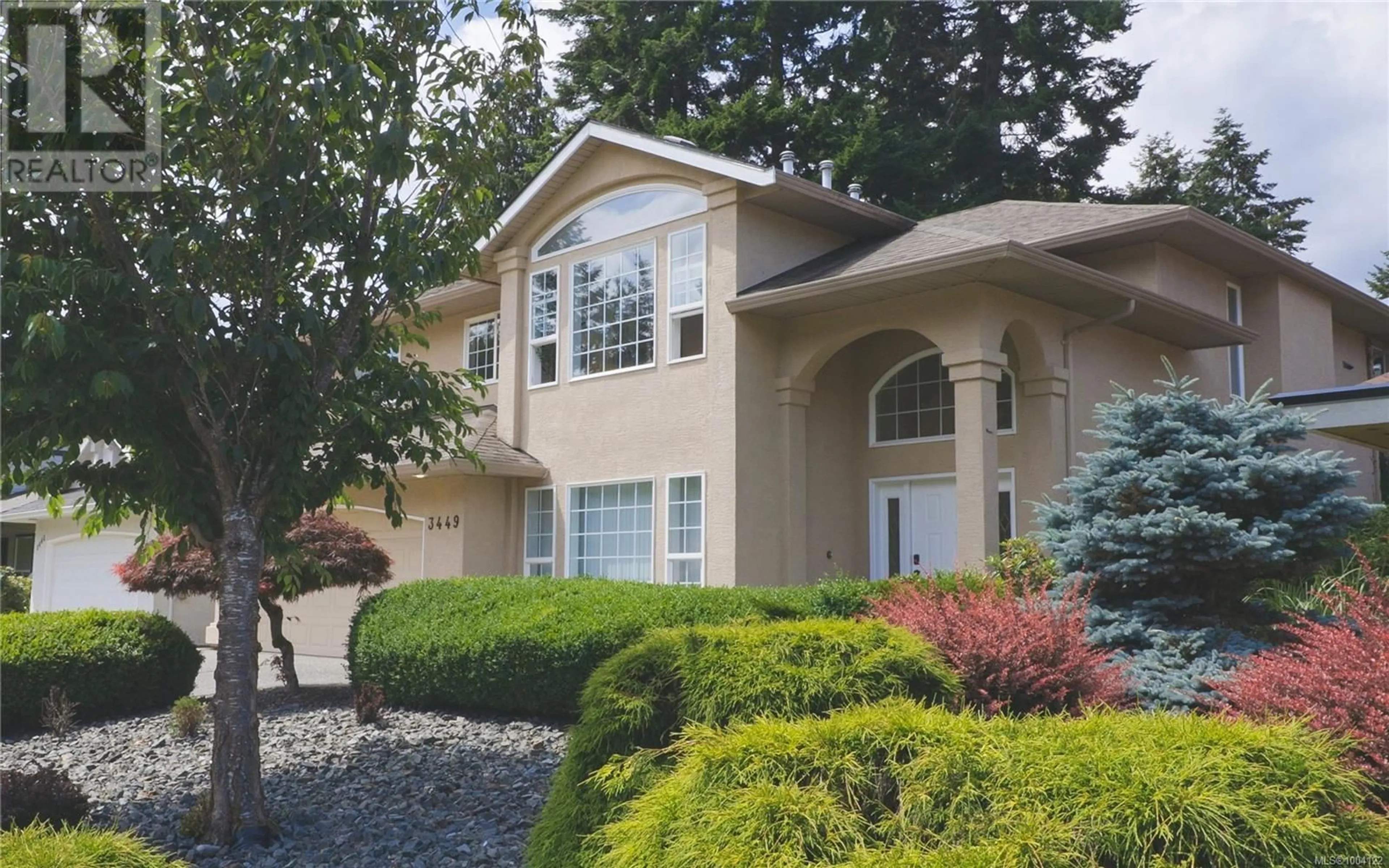 Home with vinyl exterior material, street for 3449 PLANTA ROAD, Nanaimo British Columbia V9T6E1
