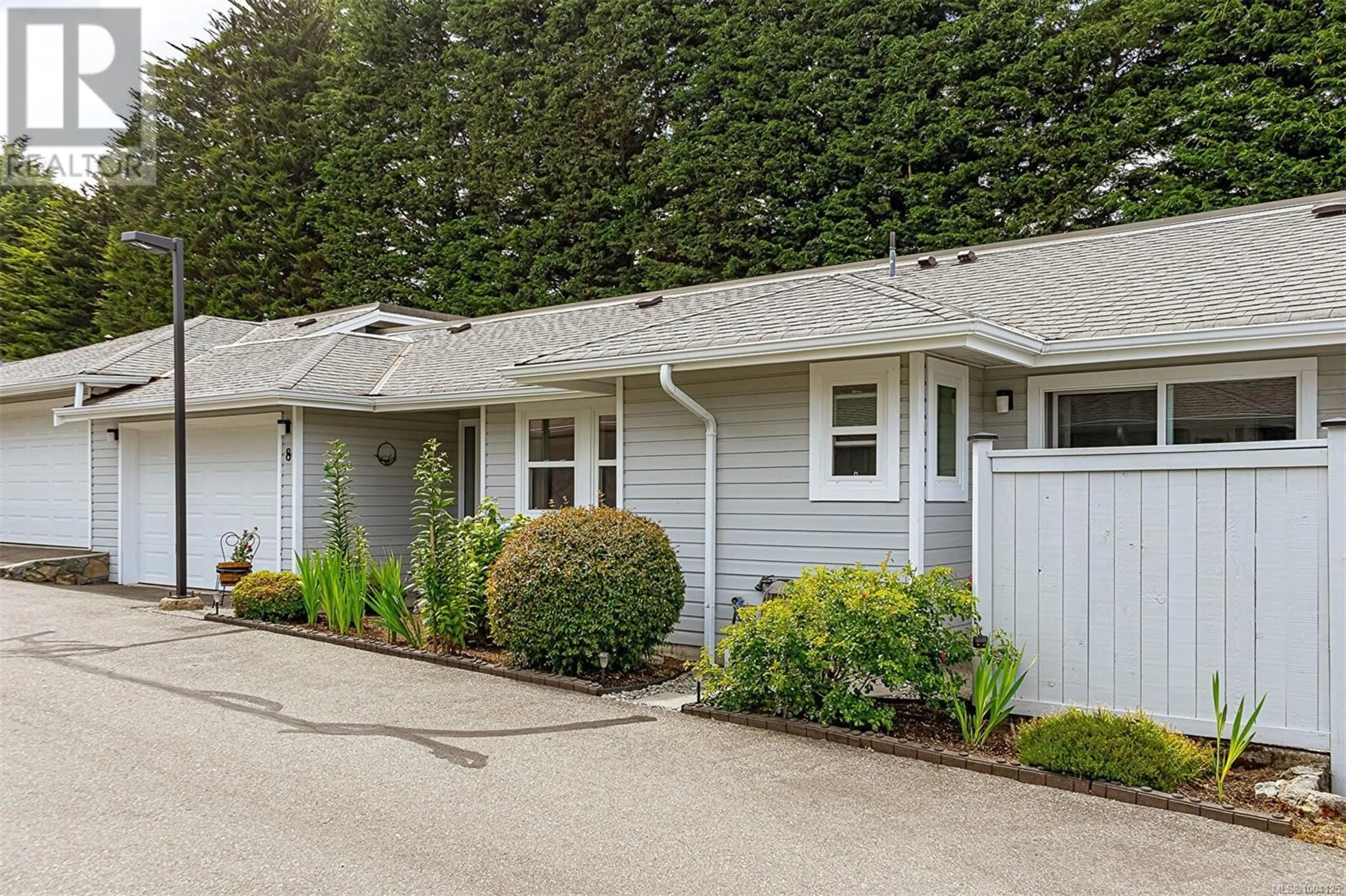Home with vinyl exterior material, street for 8 - 3966 CEDAR HILL CROSS ROAD, Saanich British Columbia V8P5R4