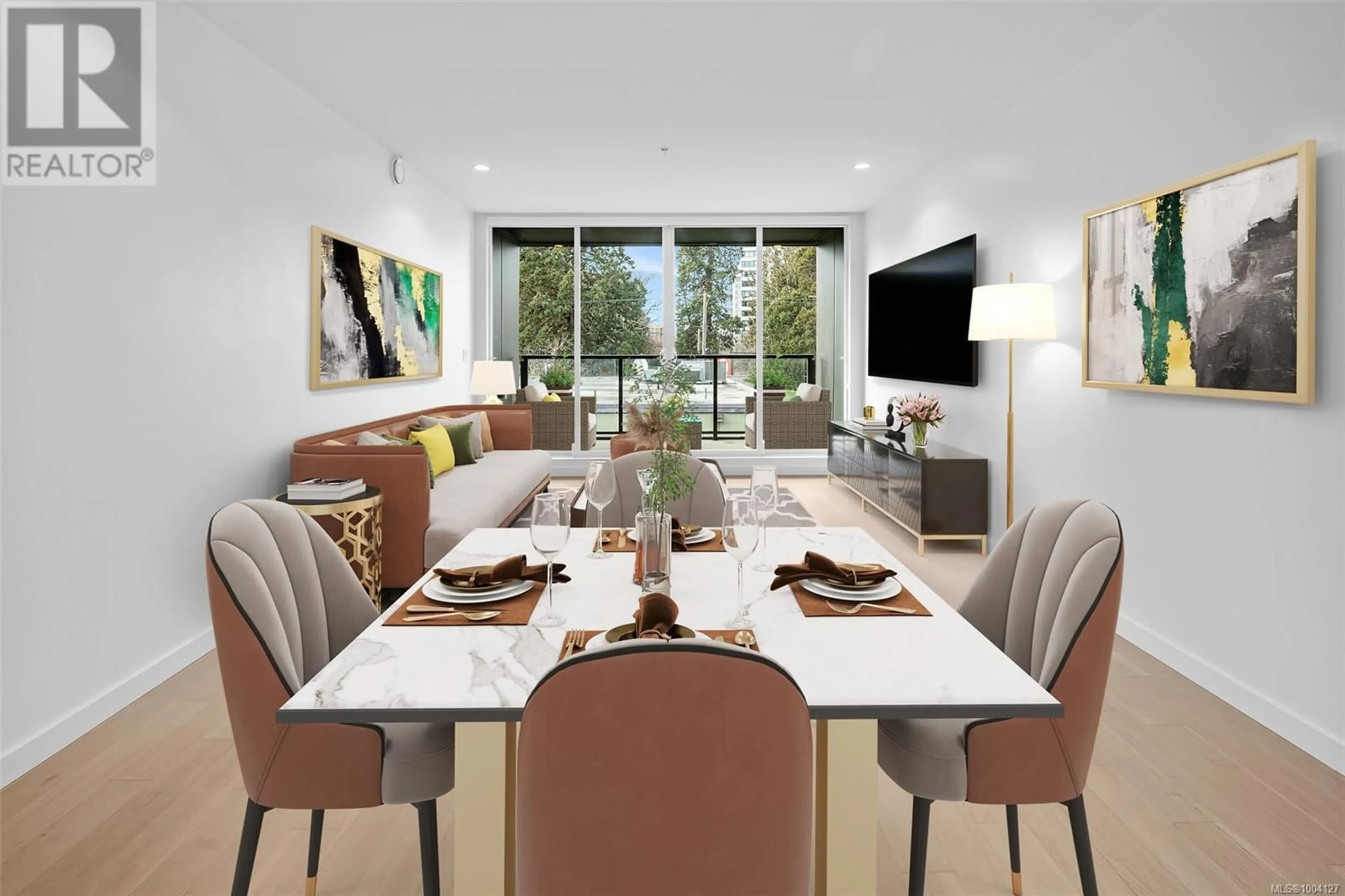 Dining room, ceramic/tile floor for 301 - 430 PARRY STREET, Victoria British Columbia V8V2H7