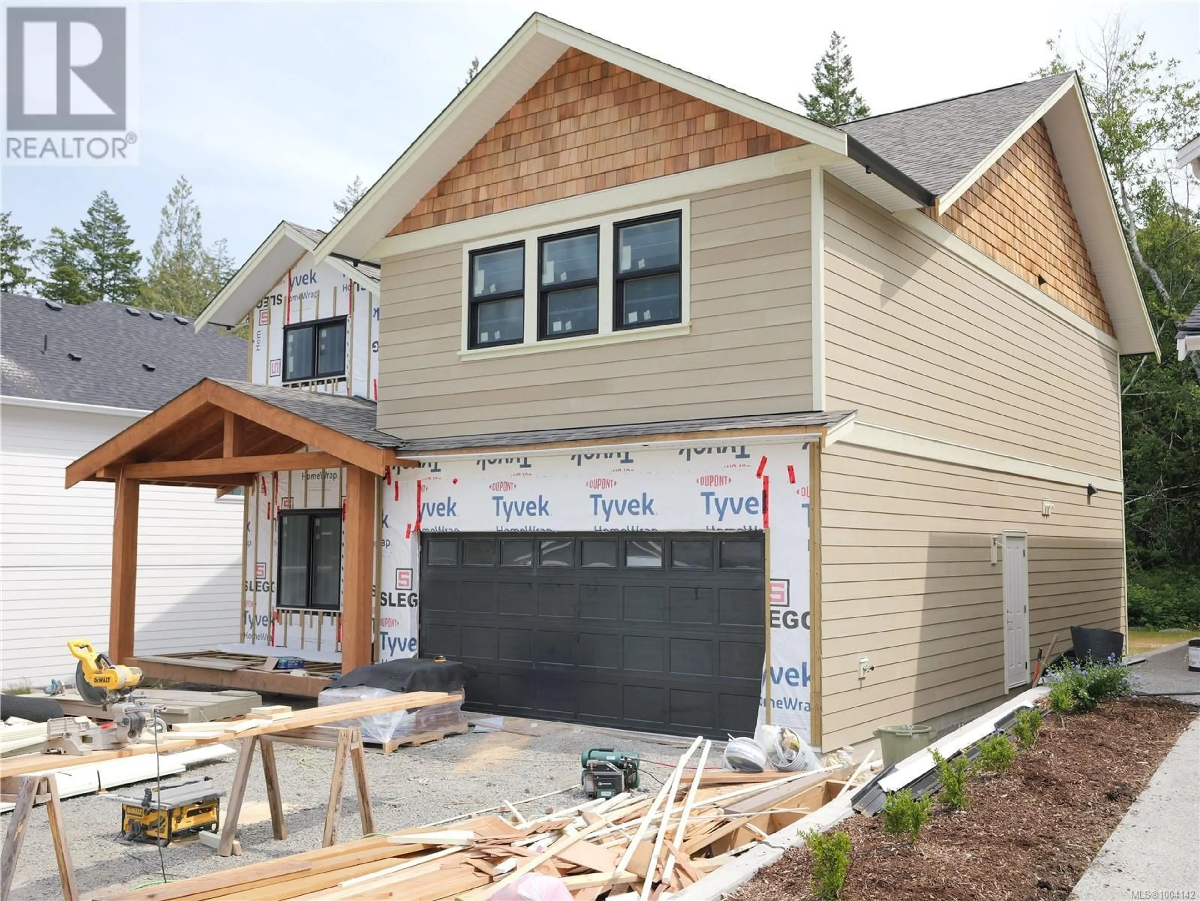 Home with vinyl exterior material, street for 6923 RIDGECREST ROAD, Sooke British Columbia V9Z1P9