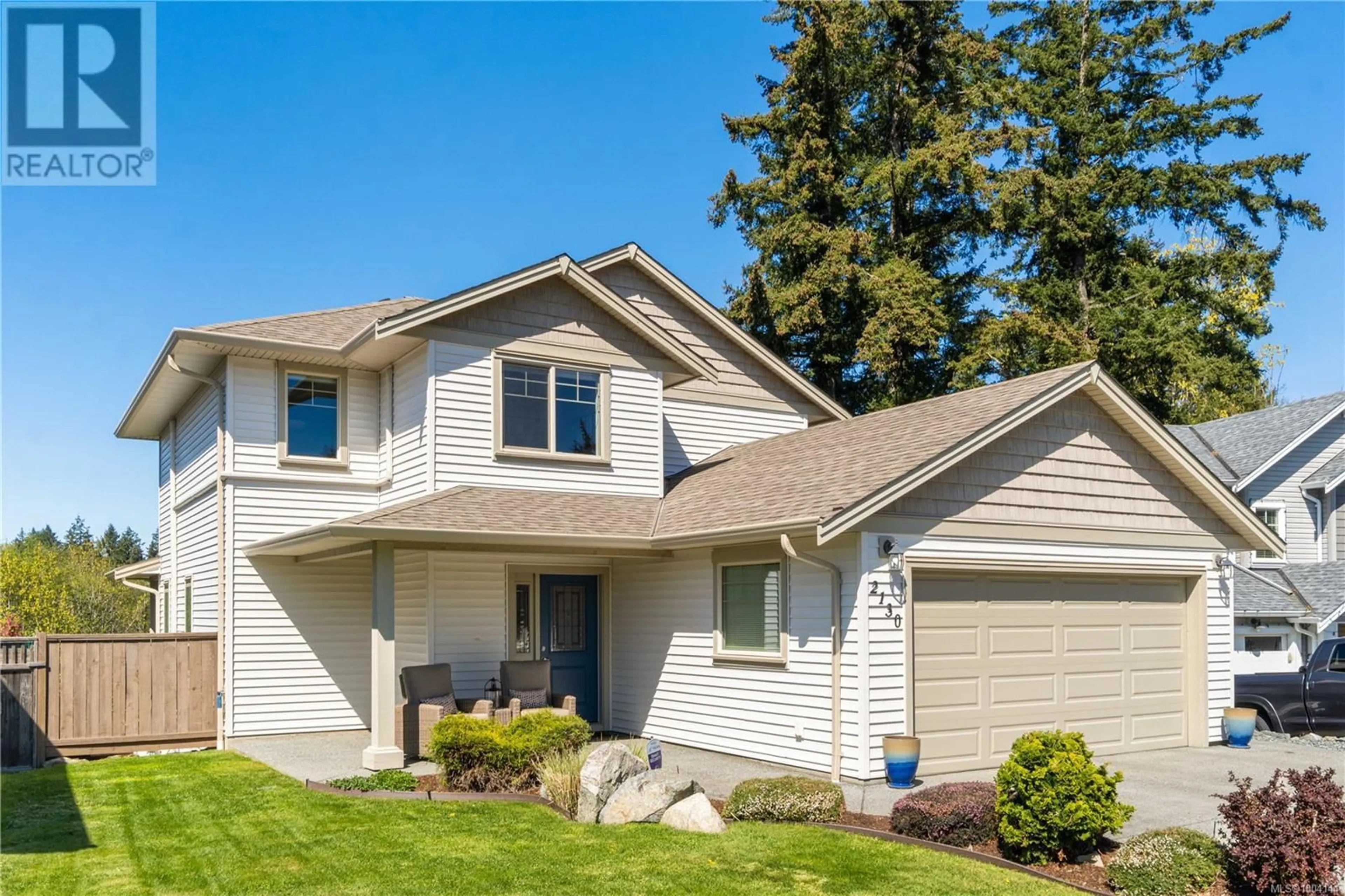 Home with vinyl exterior material, street for 2130 VILLAGE DRIVE, Nanaimo British Columbia V9X0A7