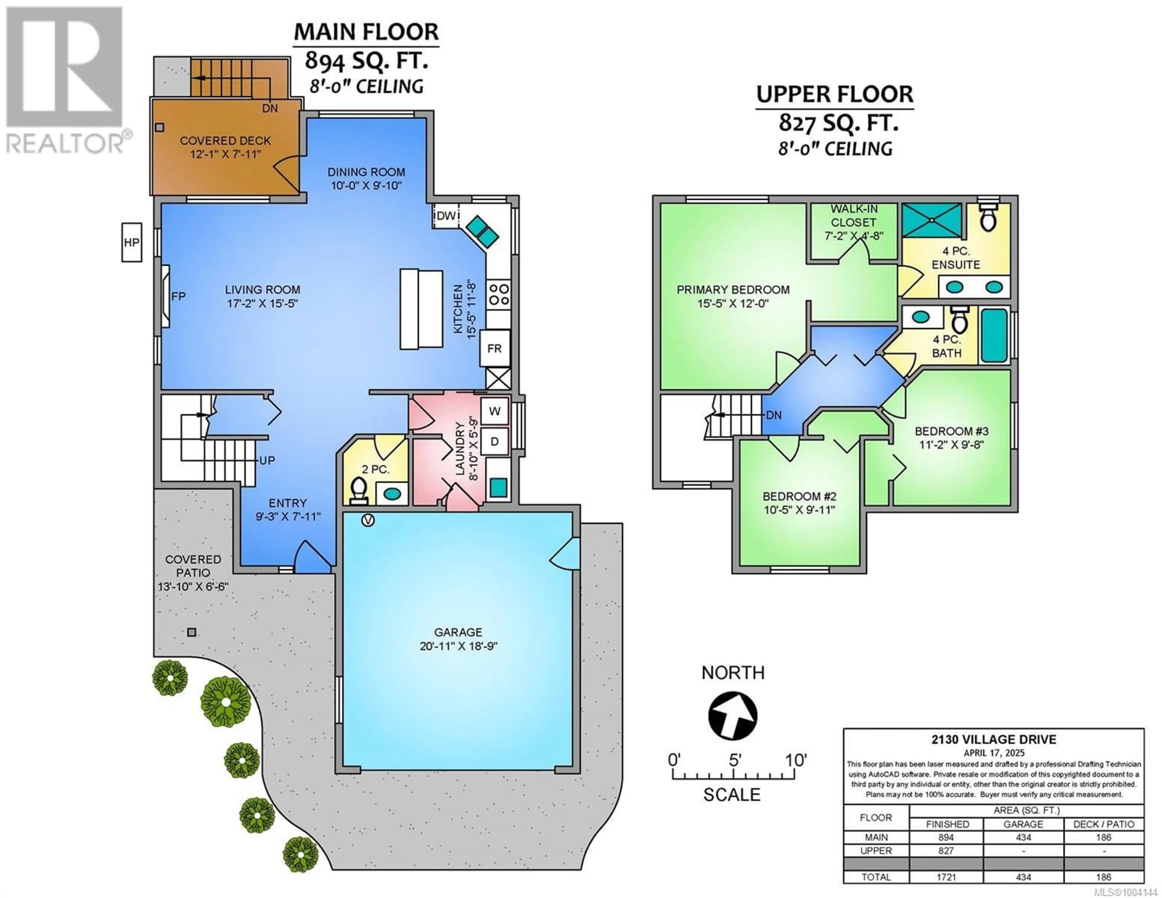 Floor plan for 2130 VILLAGE DRIVE, Nanaimo British Columbia V9X0A7