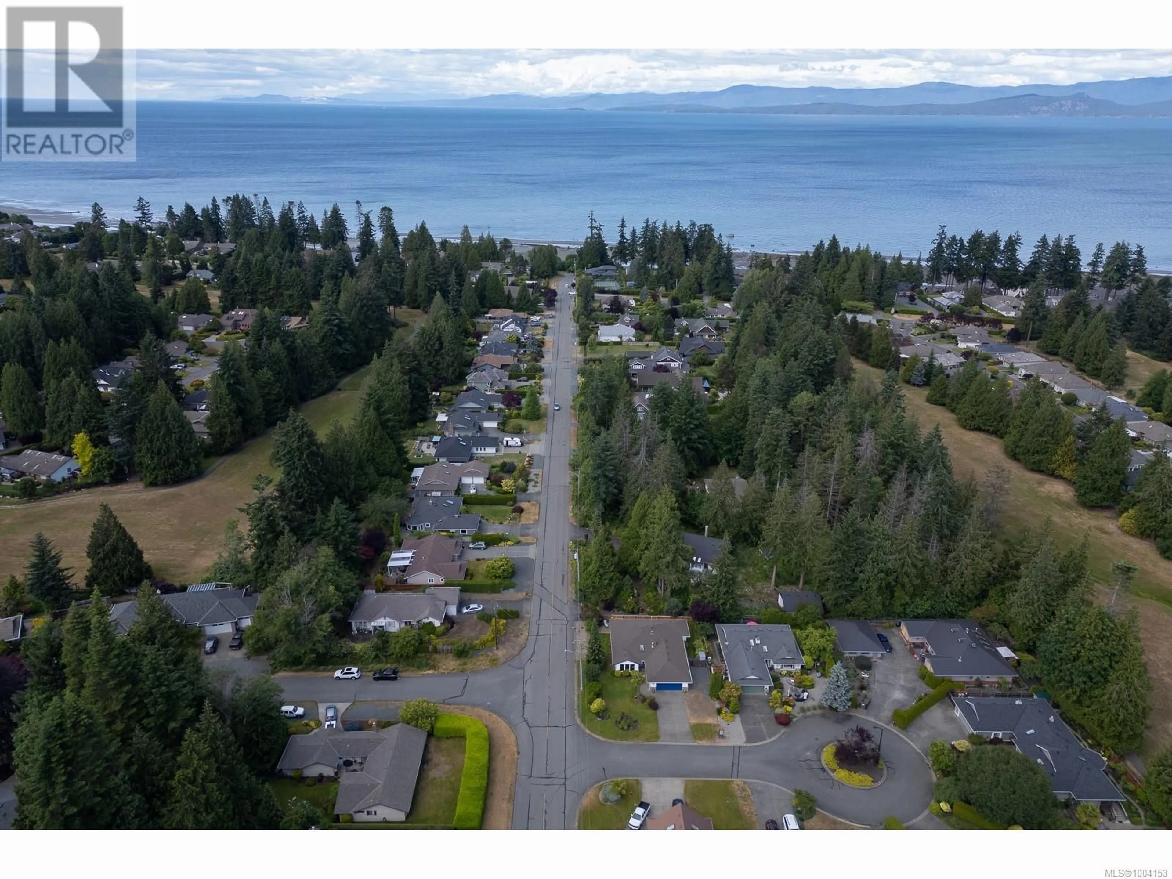 A pic from outside/outdoor area/front of a property/back of a property/a pic from drone, water/lake/river/ocean view for 1221 GREEN CLOSE, Qualicum Beach British Columbia V9K2M3