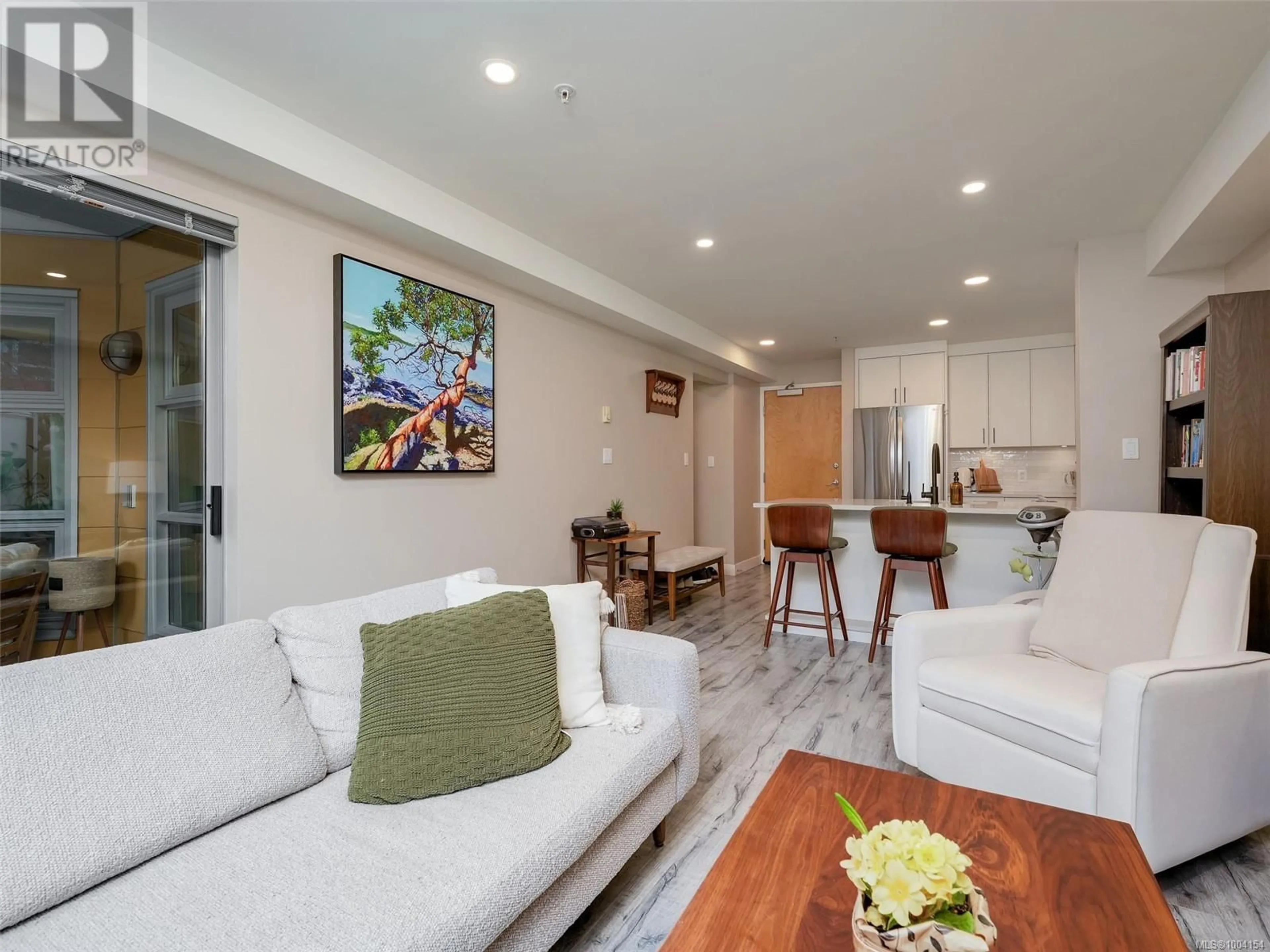 Living room with furniture, unknown for 108 - 797 TYEE ROAD, Victoria British Columbia V9A7R4