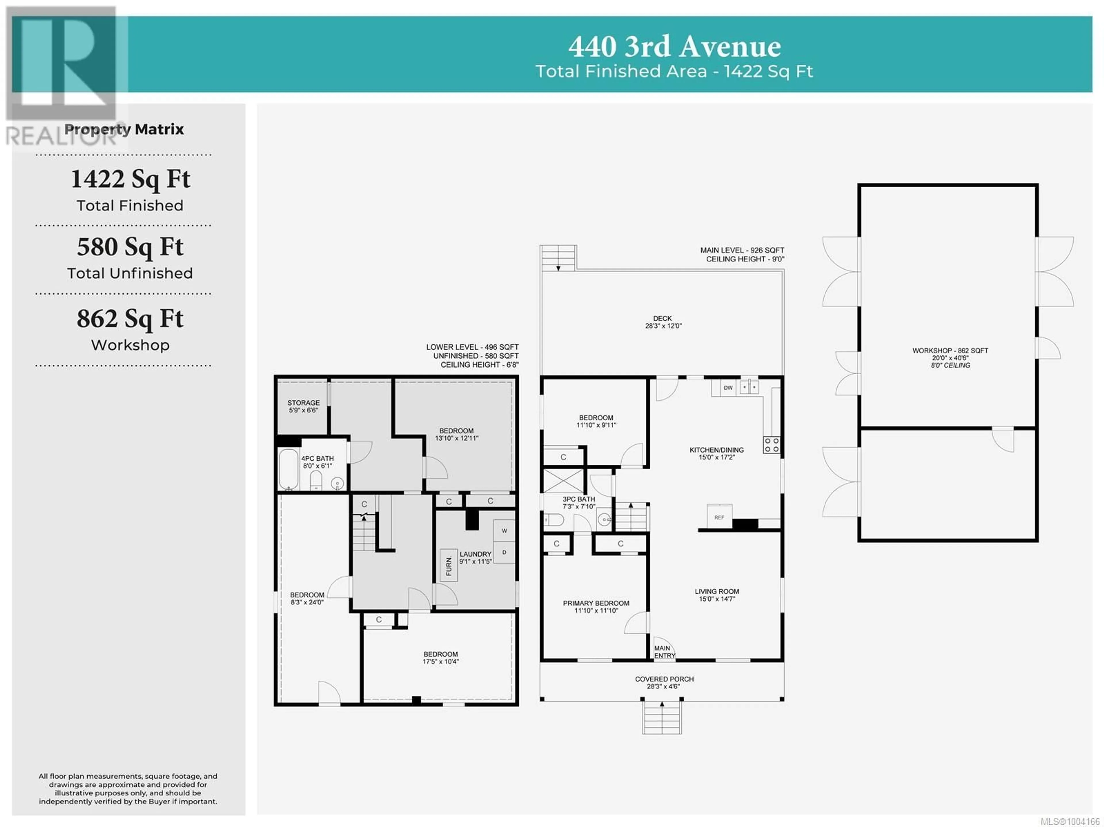 Floor plan for 440 3RD AVENUE, Ladysmith British Columbia V9G1A7