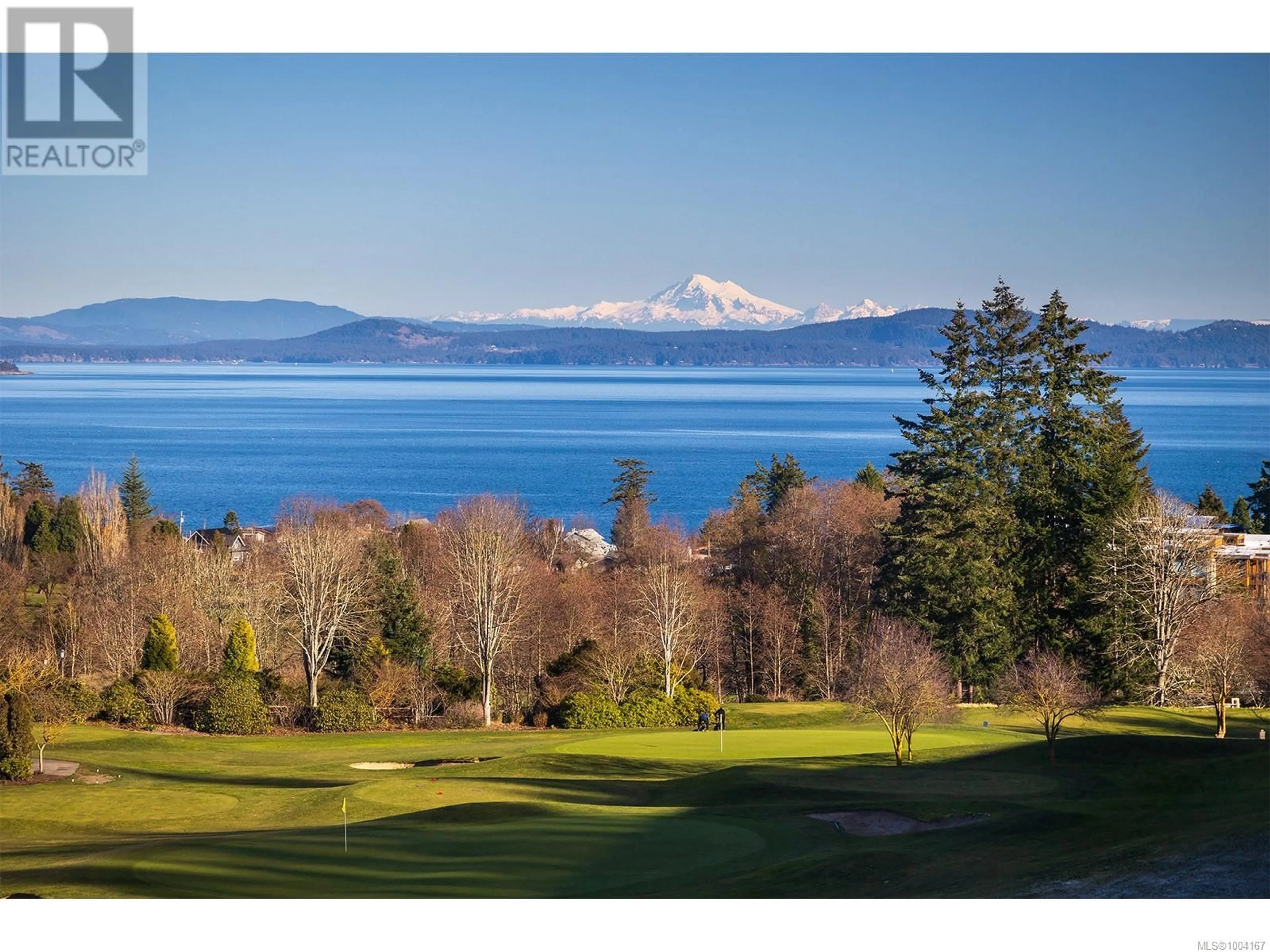 A pic from outside/outdoor area/front of a property/back of a property/a pic from drone, water/lake/river/ocean view for 101 - 5350 SAYWARD HILL CRESCENT, Saanich British Columbia V8Y3H9