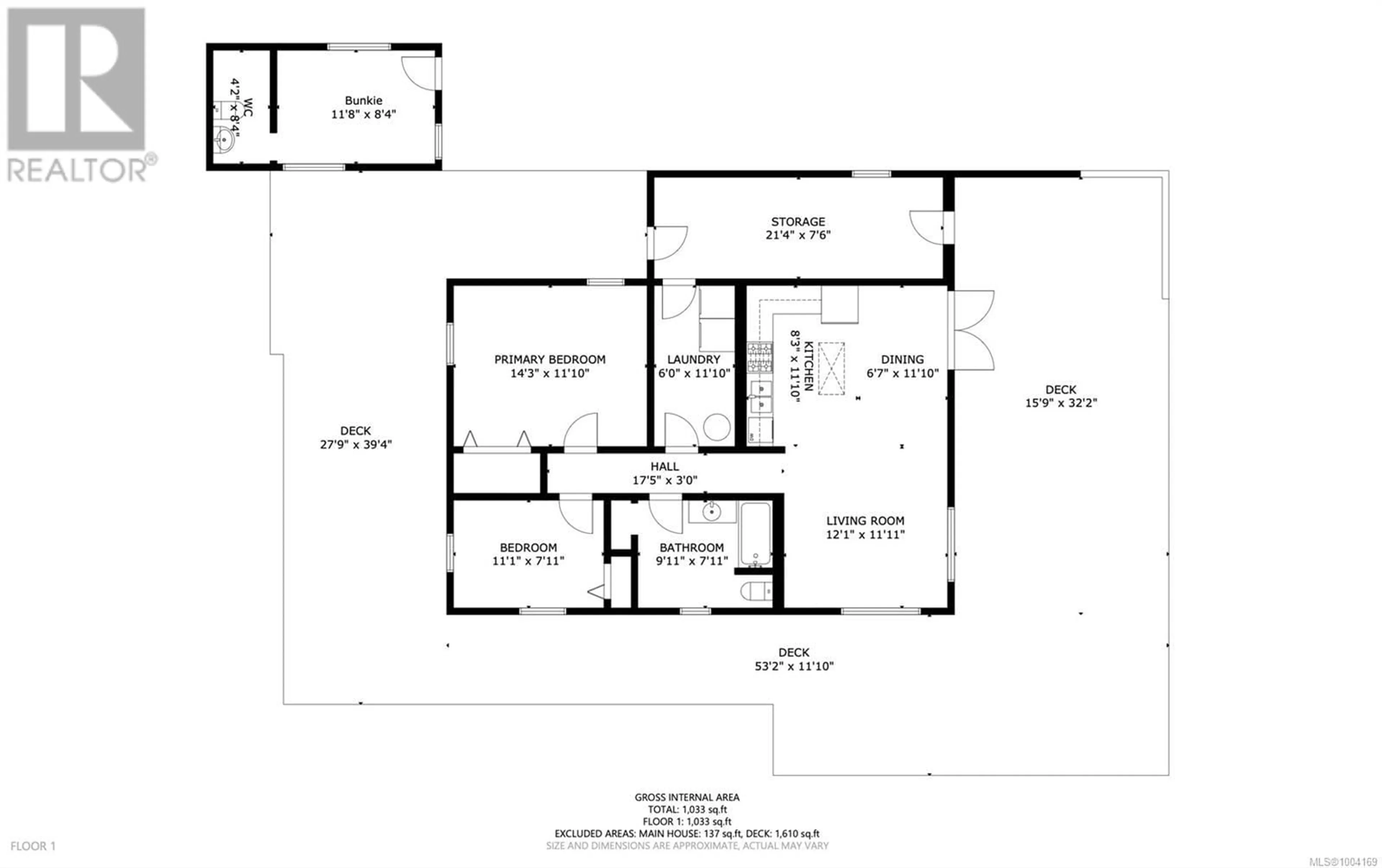 Floor plan for 2411 SOUTH ROAD, Gabriola Island British Columbia V0R1X7