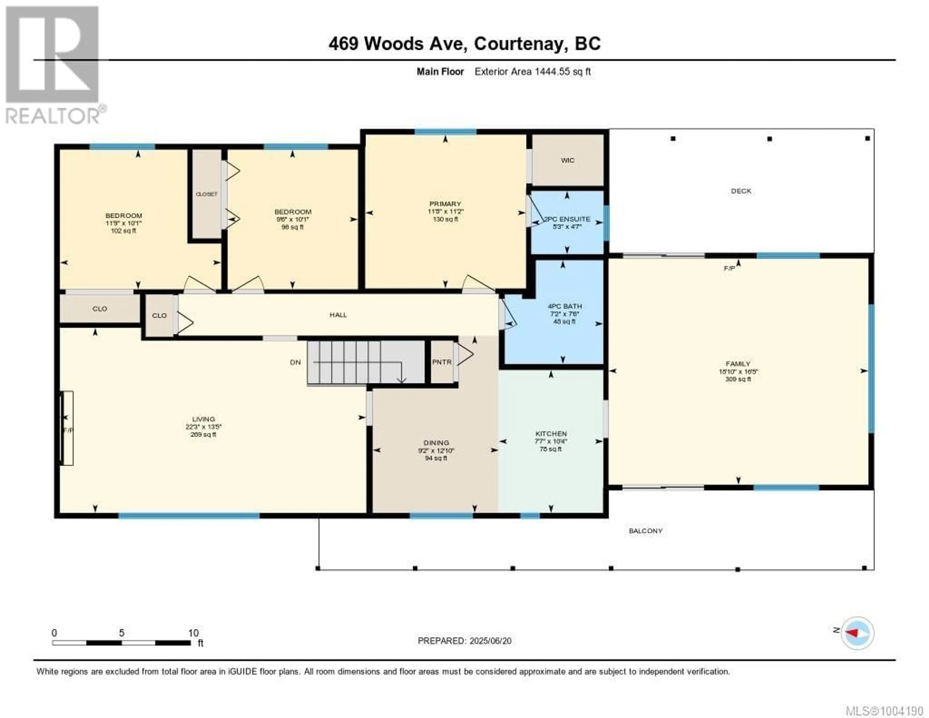 Floor plan for 469 WOODS AVENUE, Courtenay British Columbia V9N3Y9