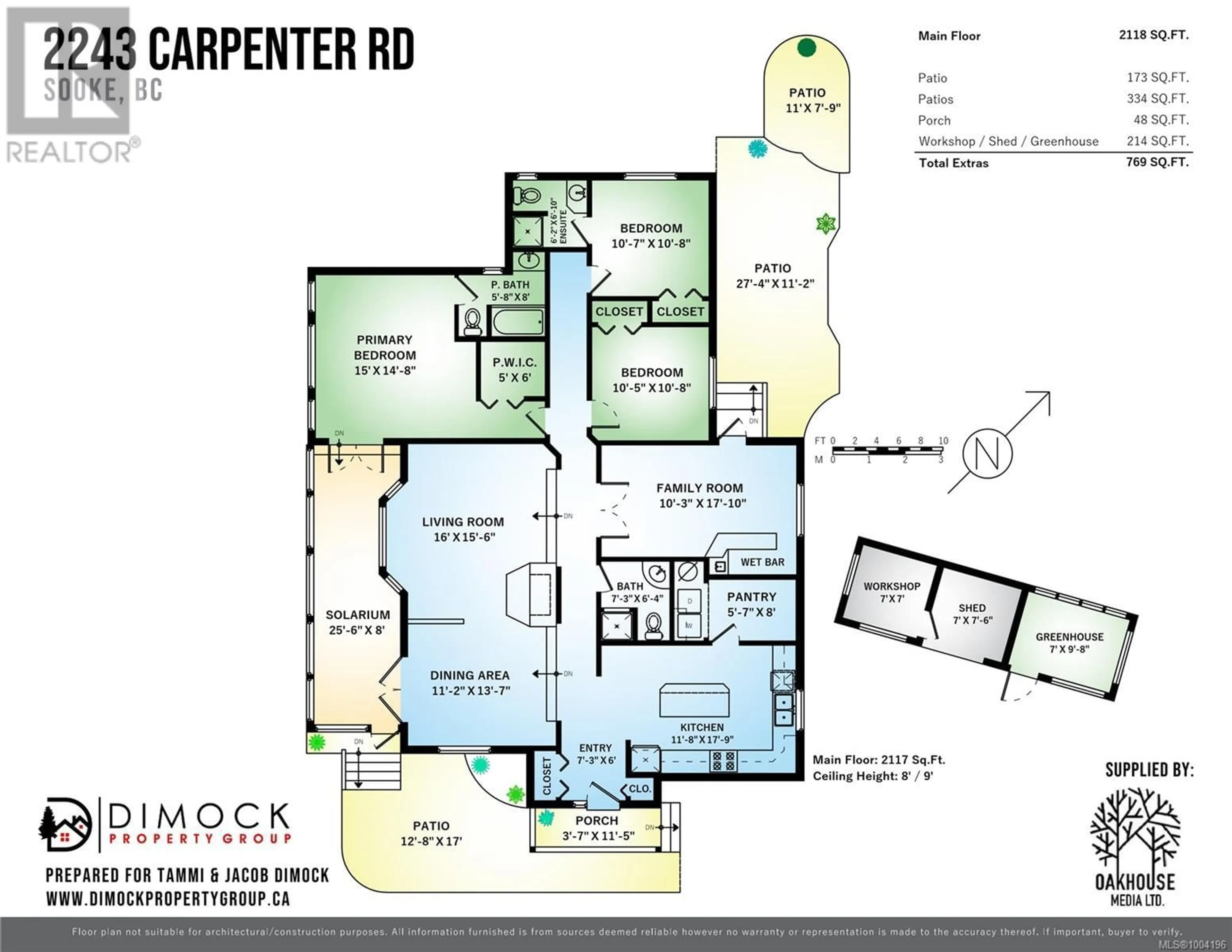 Floor plan for 2243 CARPENTER ROAD, Sooke British Columbia V9Z0R1