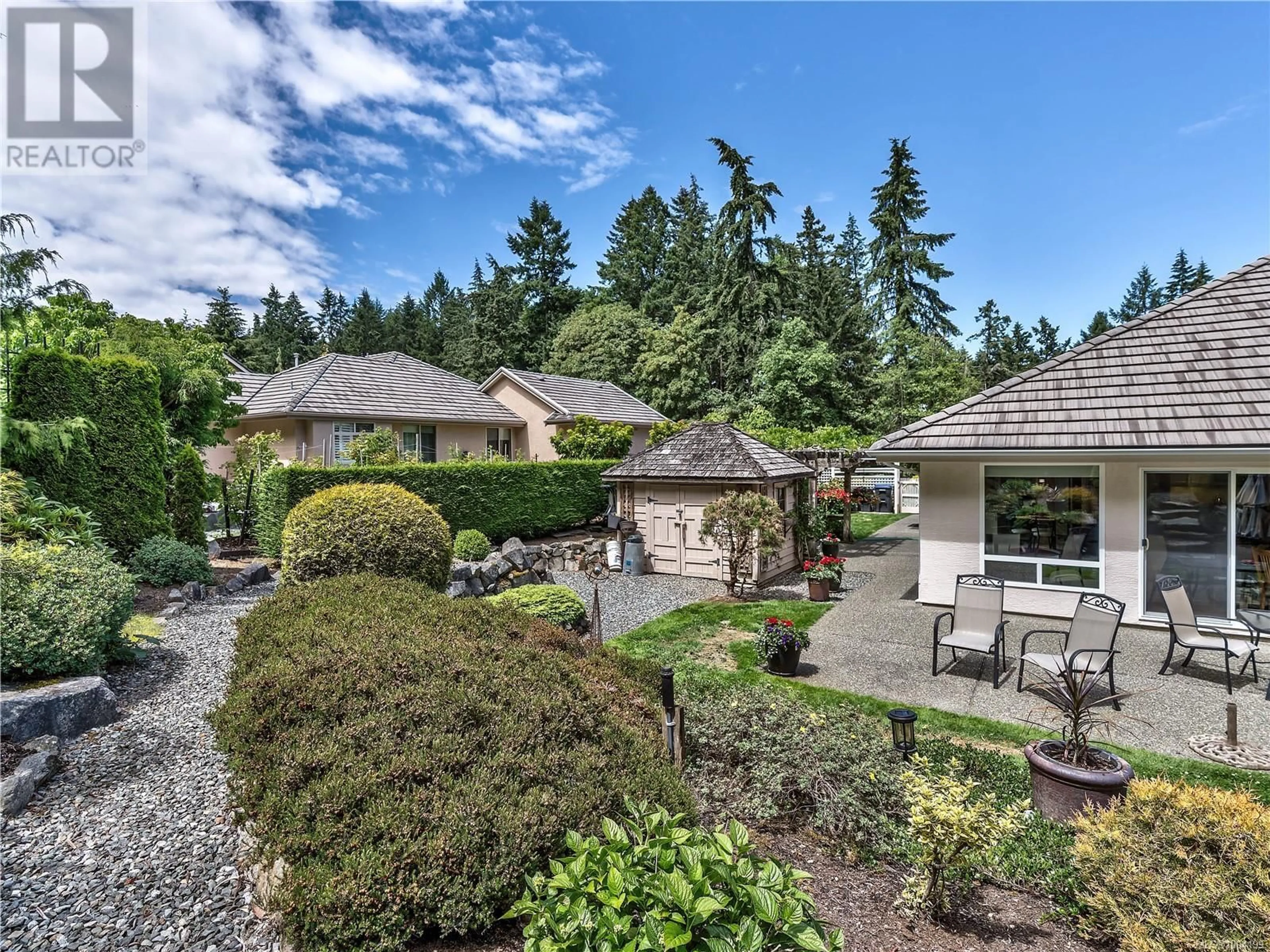 A pic from outside/outdoor area/front of a property/back of a property/a pic from drone, unknown for 2544 ANDOVER ROAD, Nanoose Bay British Columbia V9P9K5