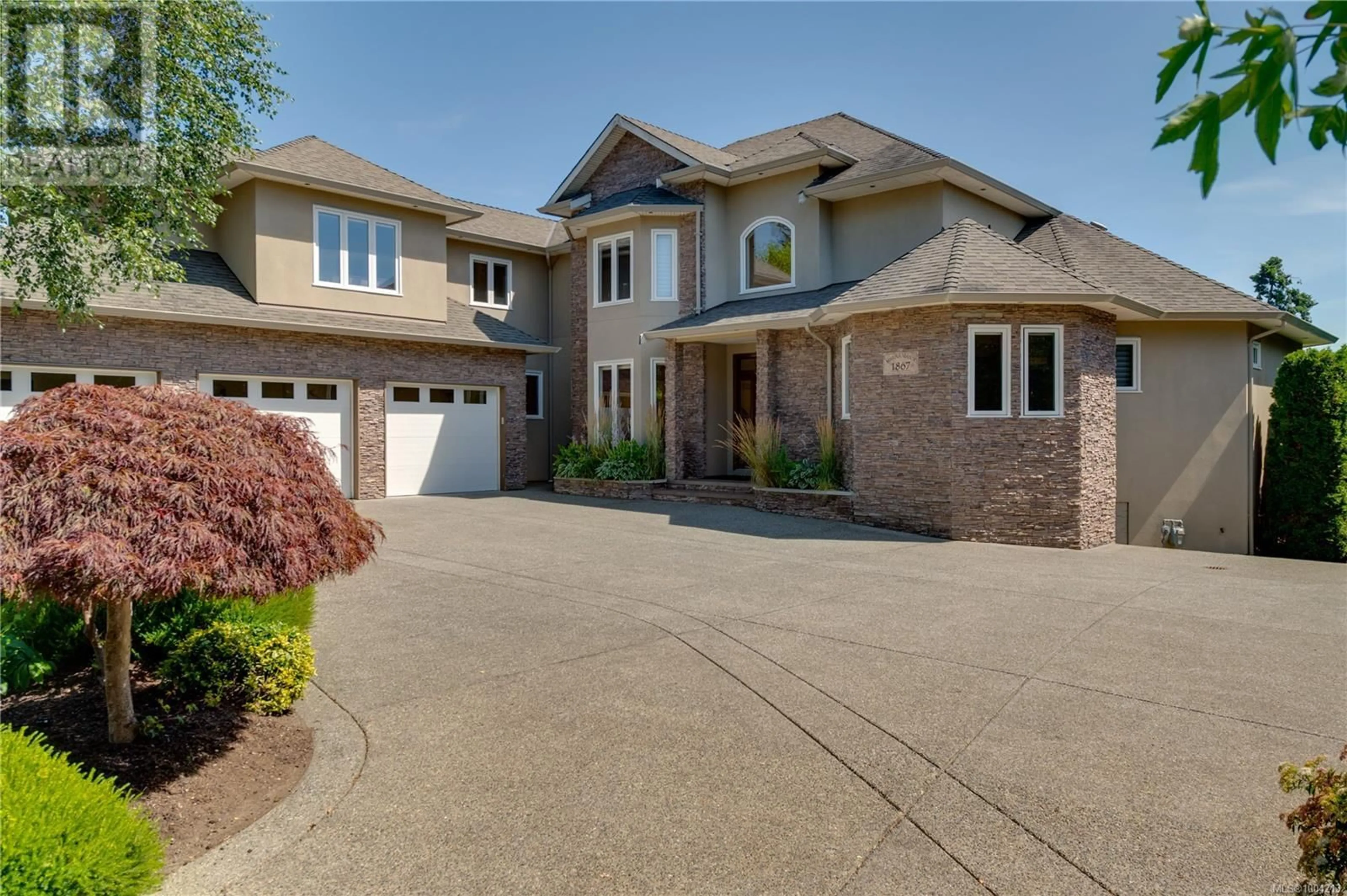 Home with brick exterior material, street for 1867 MARINA WAY, North Saanich British Columbia V8L6B3