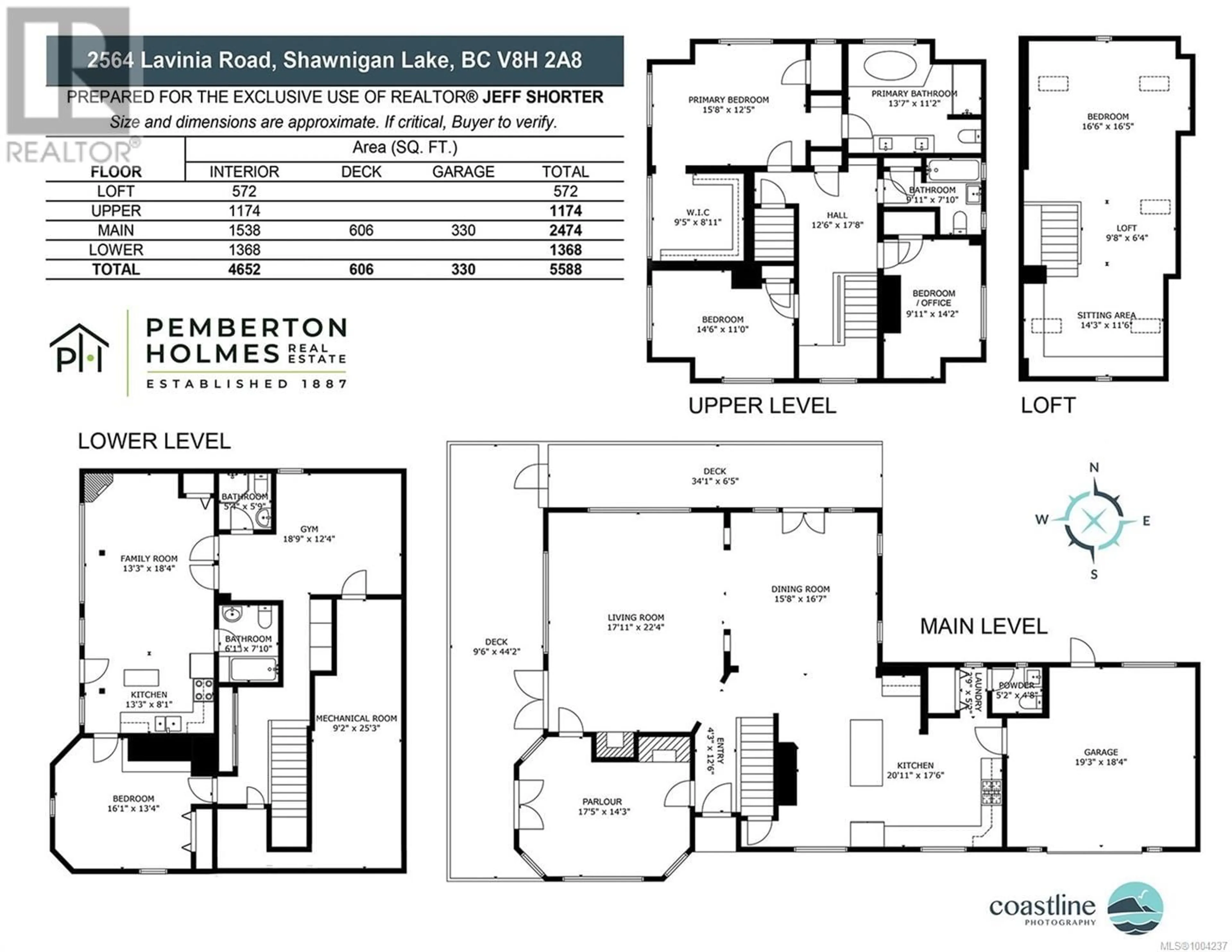 Floor plan for 2564 LAVINIA ROAD, Shawnigan Lake British Columbia V0R2W2
