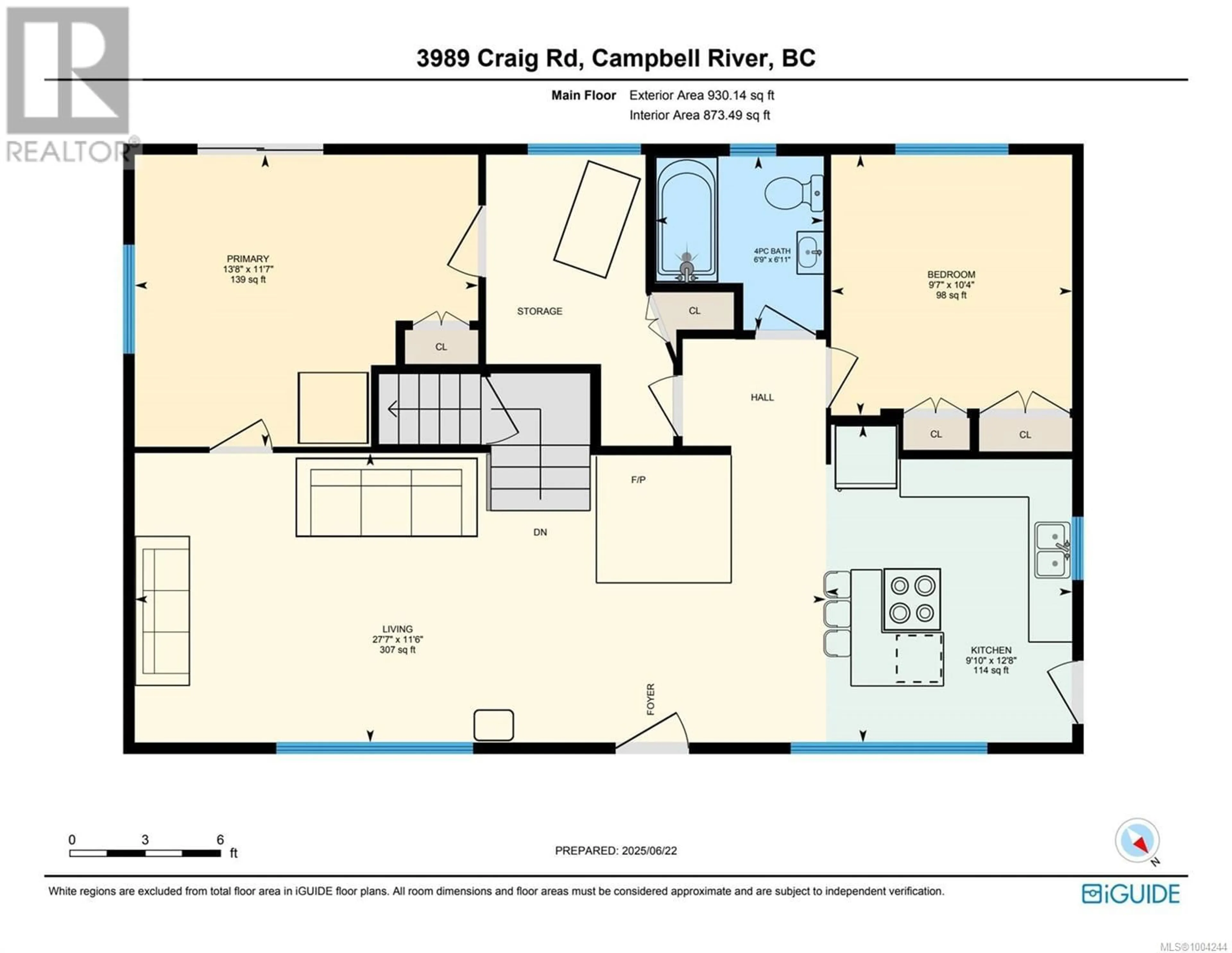 Floor plan for 3989 CRAIG ROAD, Campbell River British Columbia V9H1G8