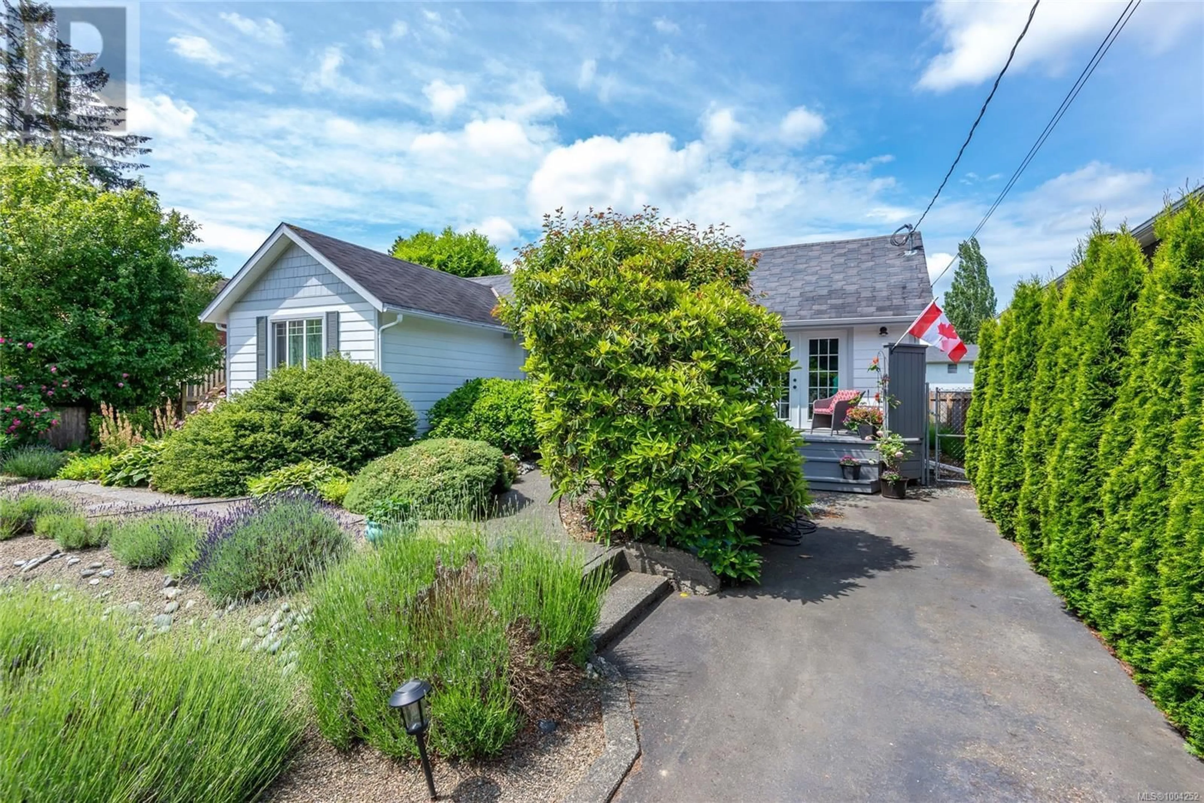 A pic from outside/outdoor area/front of a property/back of a property/a pic from drone, street for 1878 NUNNS ROAD, Campbell River British Columbia V9W1G9