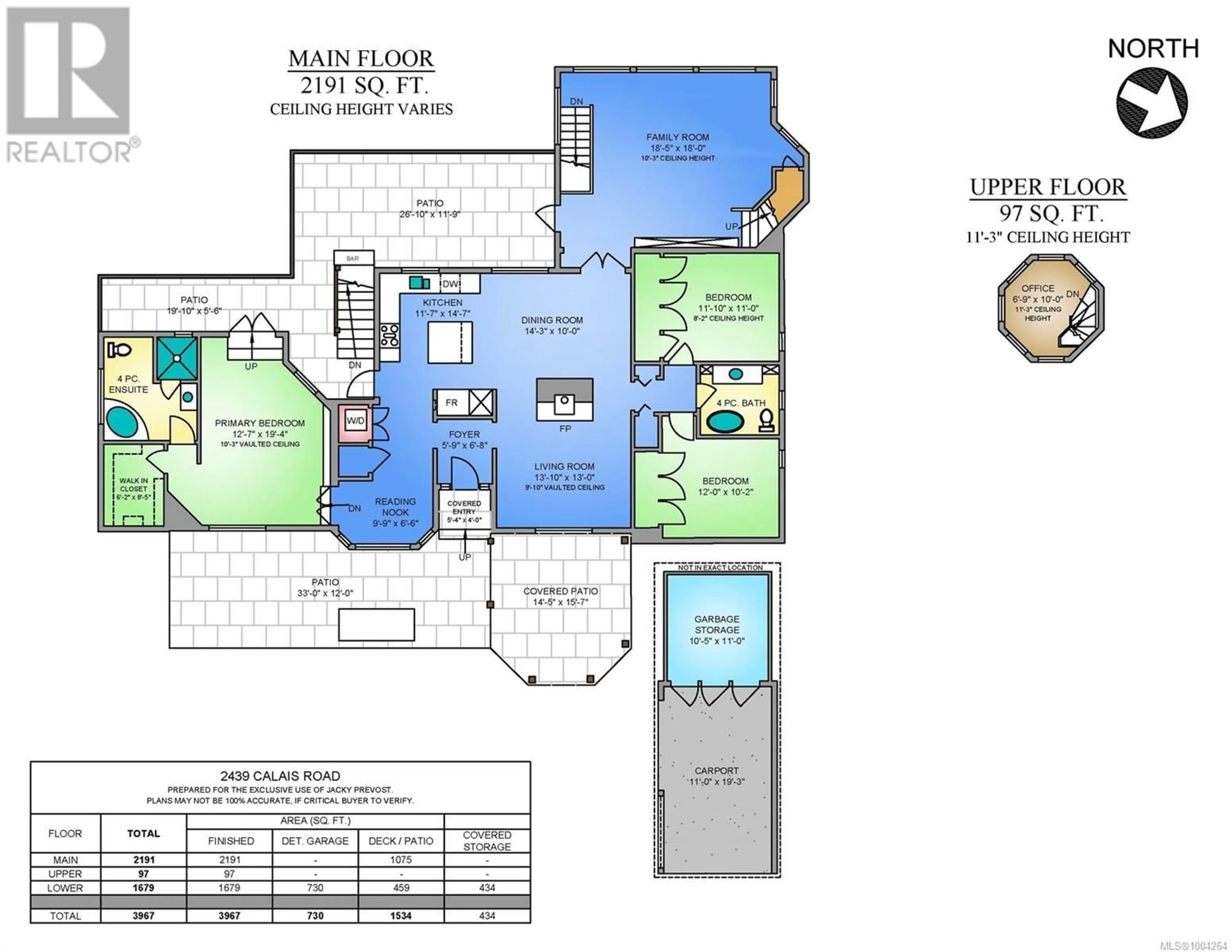 Floor plan for 2439 CALAIS ROAD, Duncan British Columbia V9L5V5