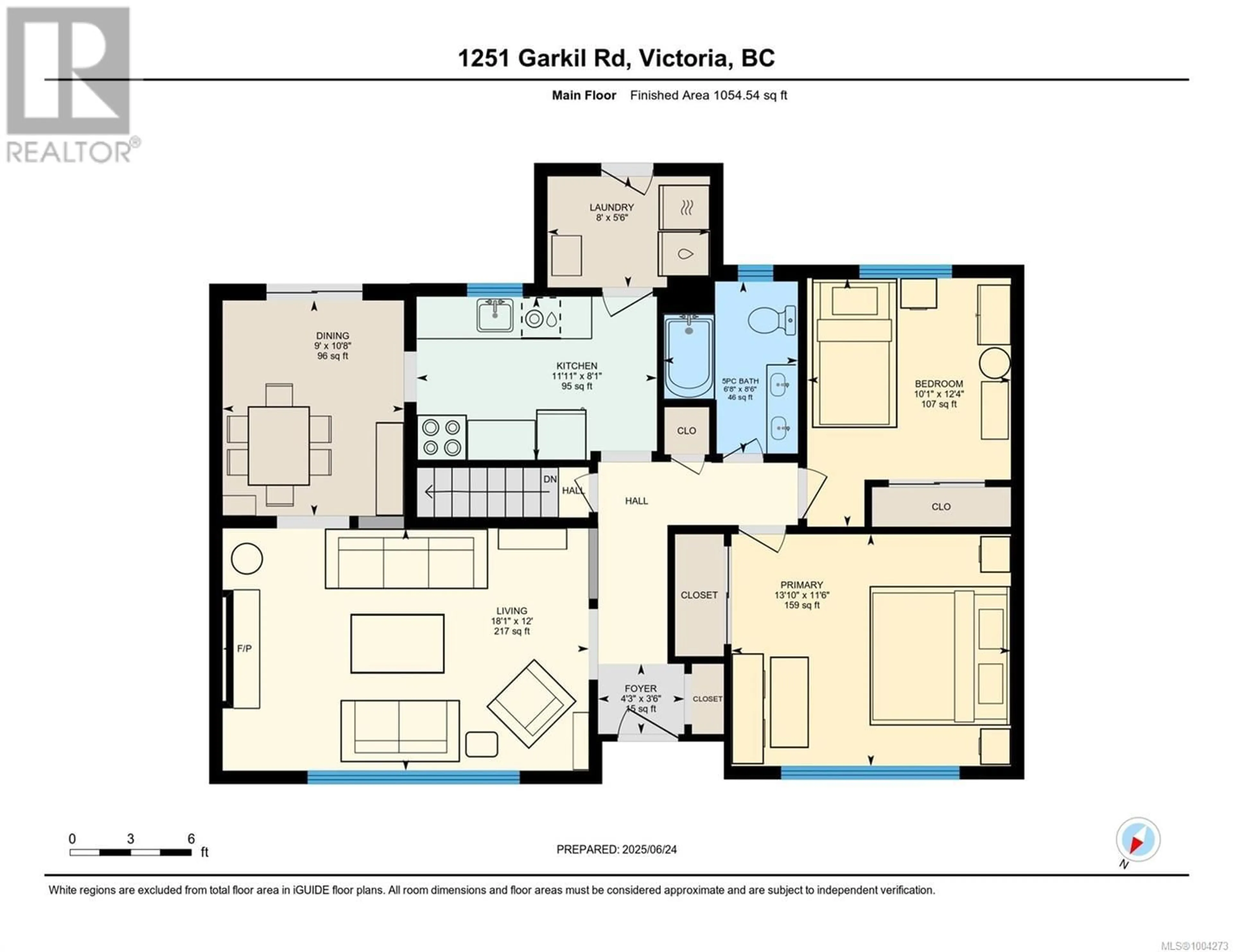 Floor plan for 1251 GARKIL ROAD, Saanich British Columbia V8P2L2