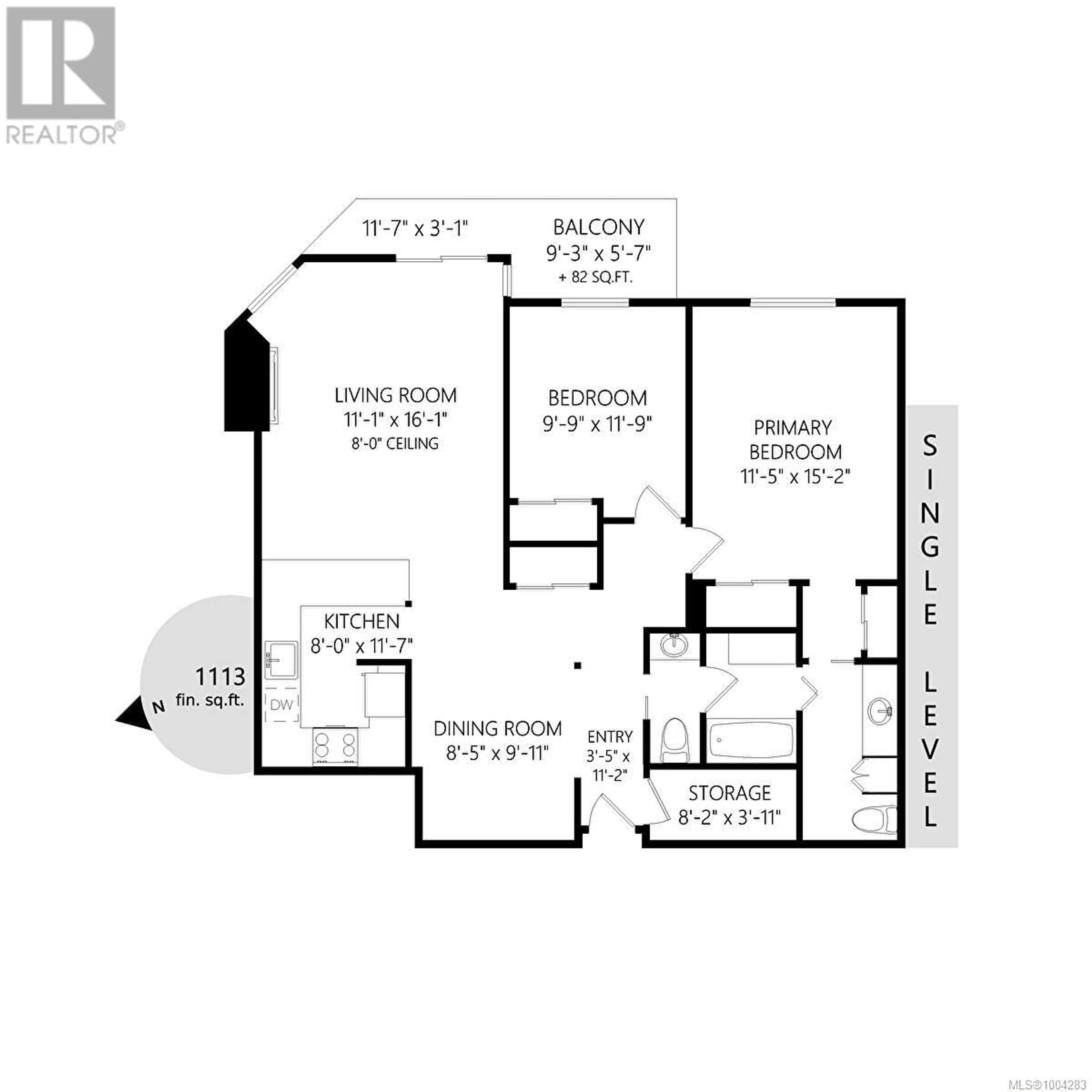 Floor plan for 303 - 406 SIMCOE STREET, Victoria British Columbia V8V1L1
