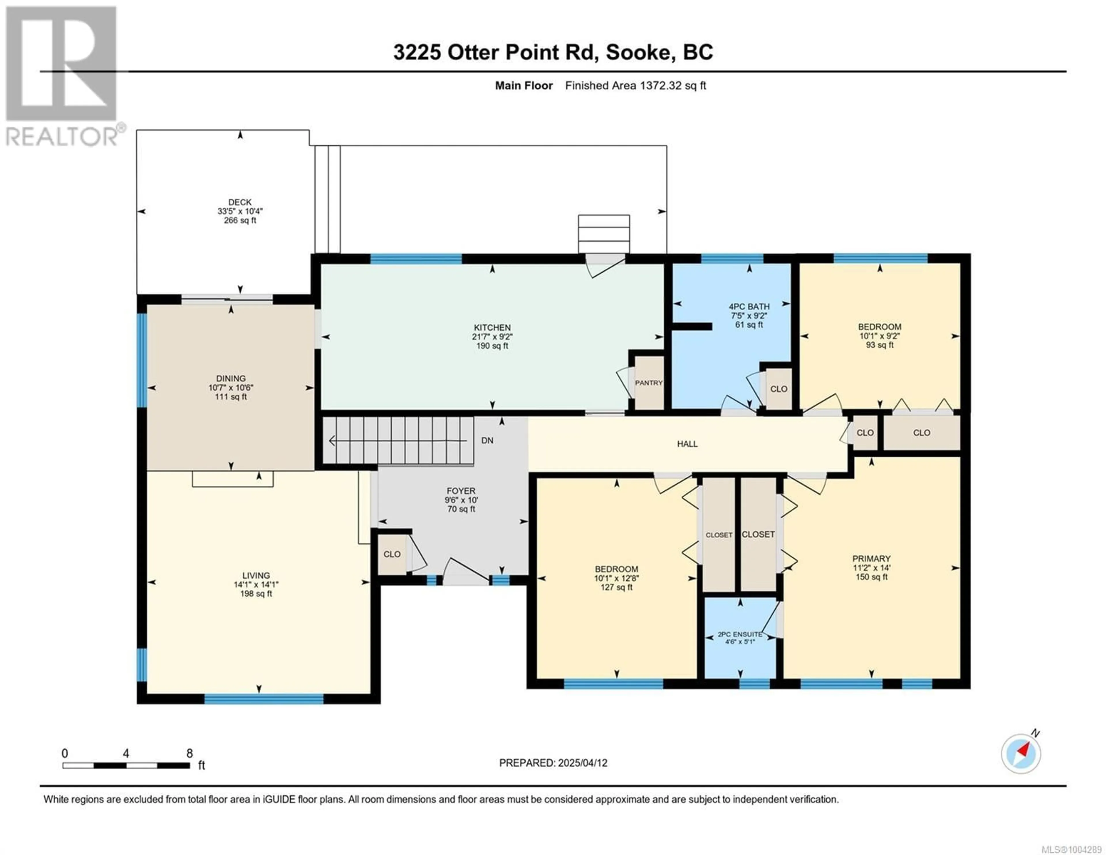 Floor plan for 3225 OTTER POINT ROAD, Sooke British Columbia V9Z0K8