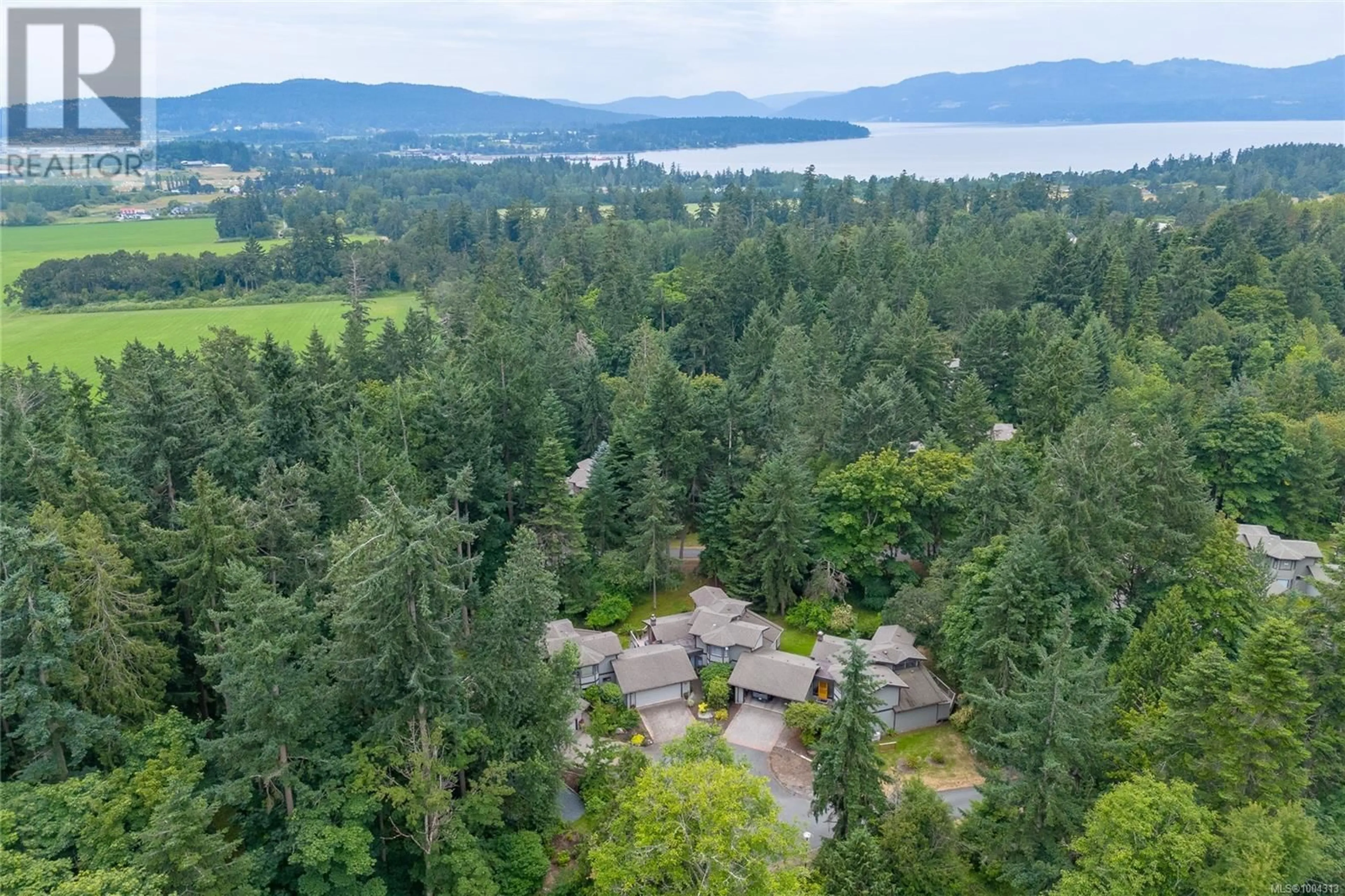 A pic from outside/outdoor area/front of a property/back of a property/a pic from drone, water/lake/river/ocean view for 29 - 1255 WAIN ROAD, North Saanich British Columbia V8L4R4