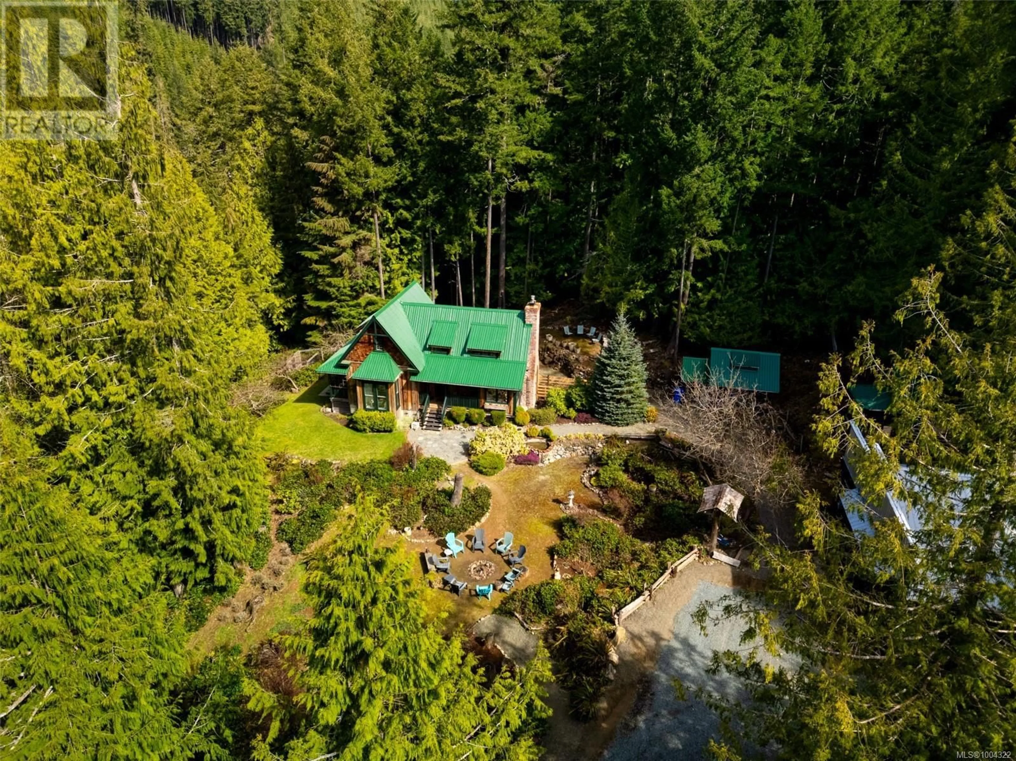 A pic from outside/outdoor area/front of a property/back of a property/a pic from drone, forest/trees view for 3003 GLEN EAGLES ROAD, Shawnigan Lake British Columbia V0R2W1