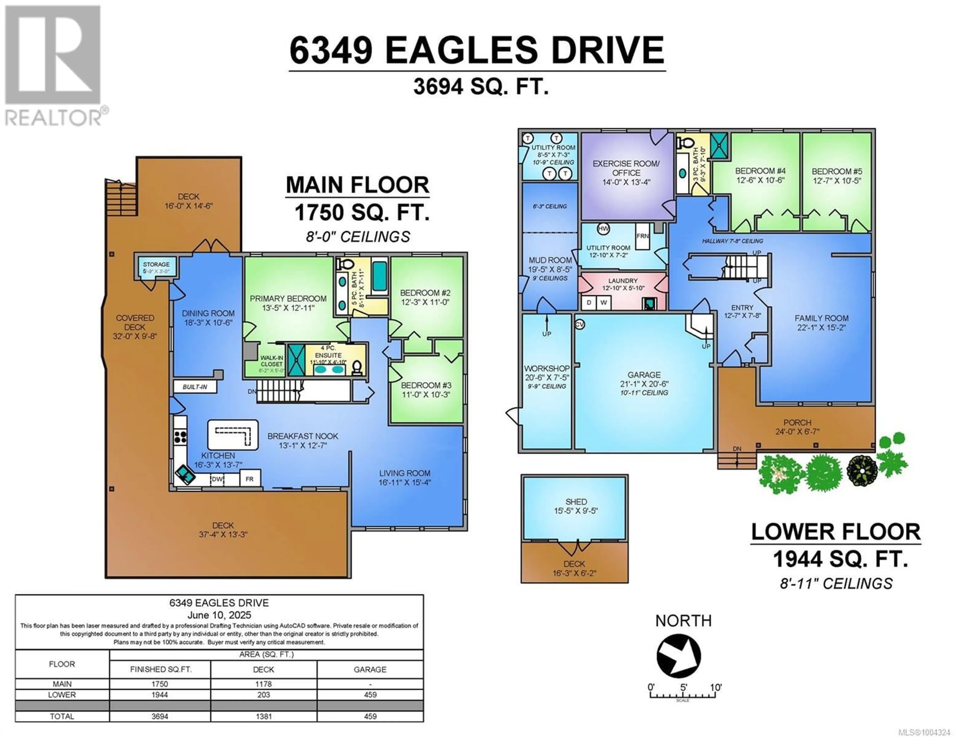 Floor plan for 6349 EAGLES DRIVE, Courtenay British Columbia V9J1V4