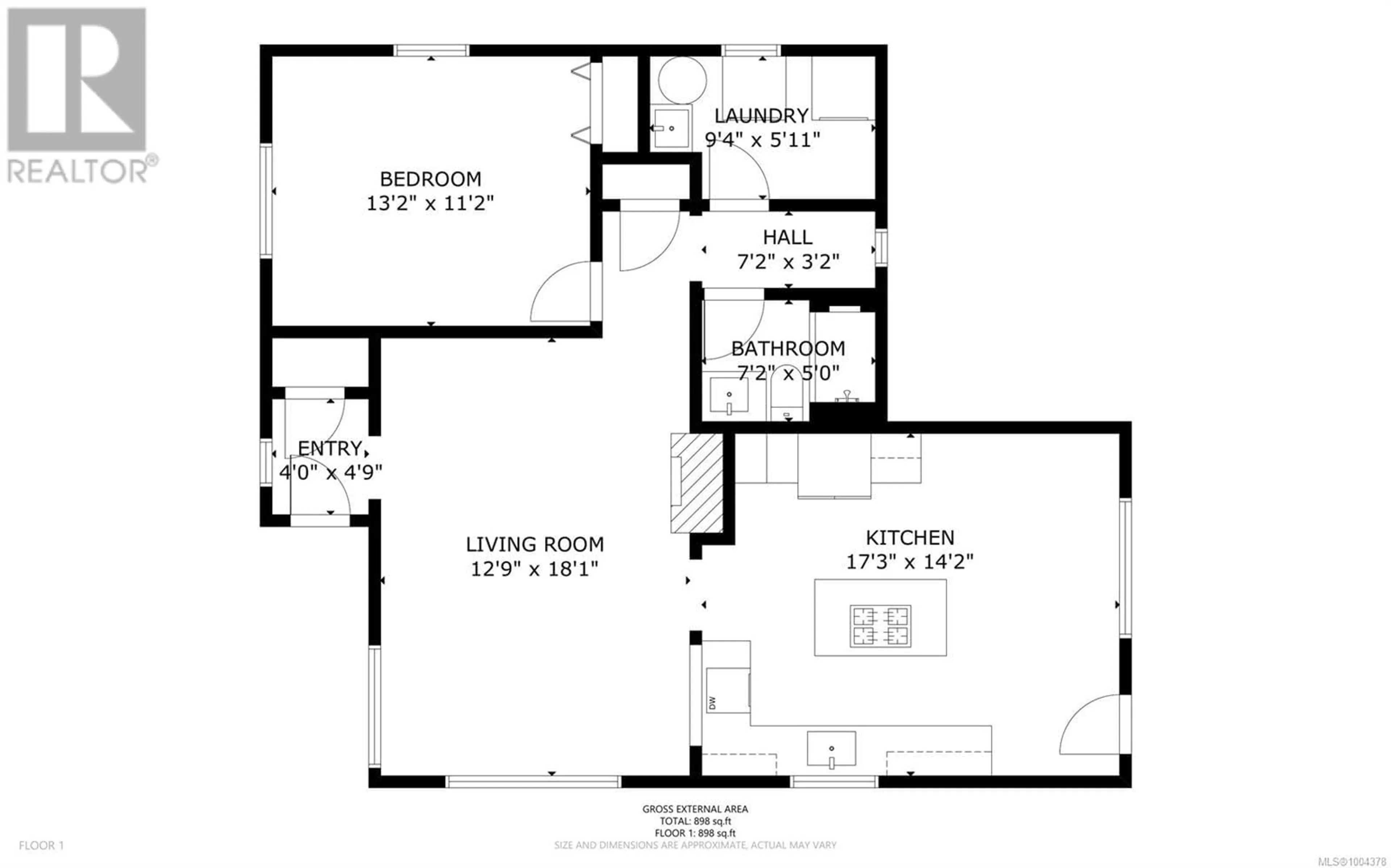 Floor plan for 614 BIRCH STREET, Campbell River British Columbia V9W2T1