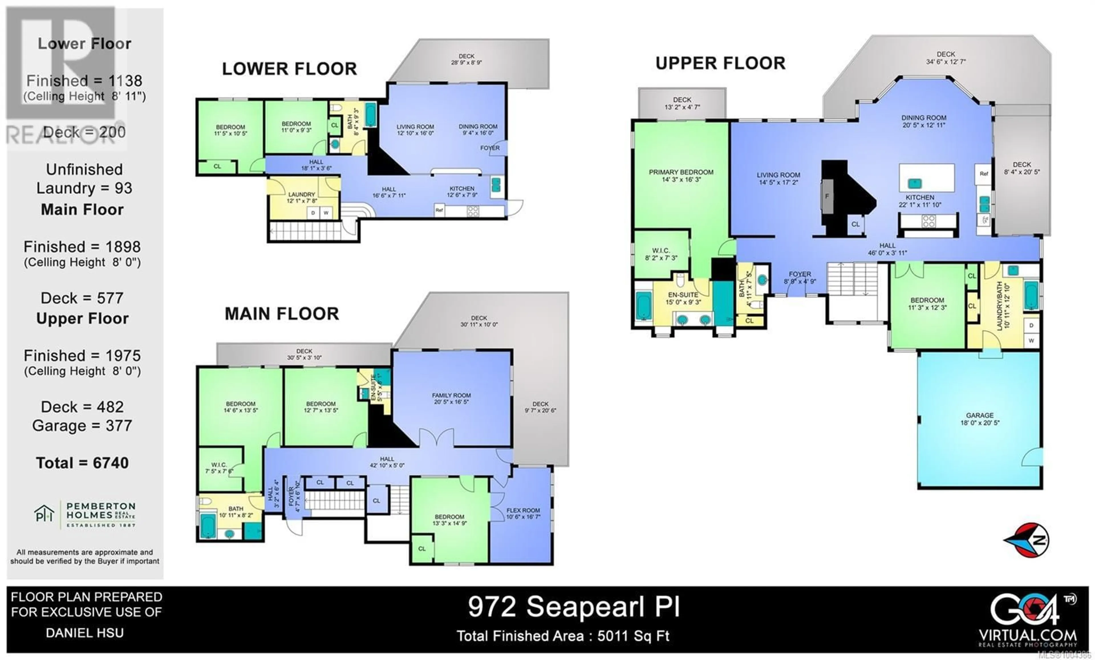 Floor plan for 972 SEAPEARL PLACE, Saanich British Columbia V8Y2X2